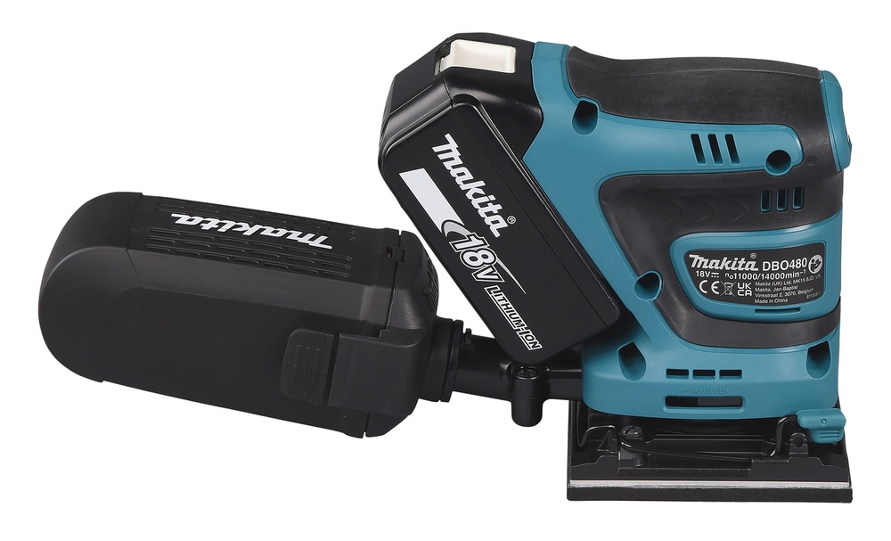 Makita Akku-Schwingschleifer »DBO480Z«, LXT 18V • 112x102 mm • 14.000 min-1, ohne Akku und Ladegerät