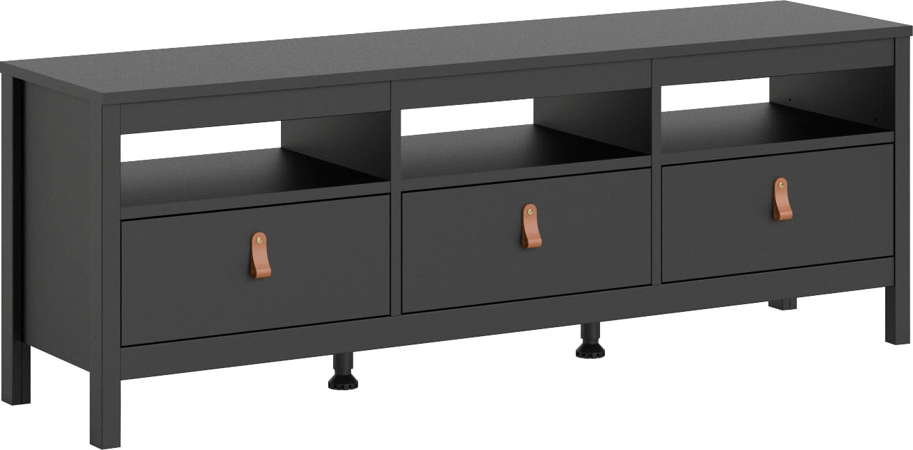 Home affaire TV-Bank »Madrid, TV-Möbel, Fernsehtisch, TV-Unit, Media-Möbel, Sideboard,«, mit 3 Schubladen und 3 offenen Fächern, Breite 151 cm, Höhe 54 cm