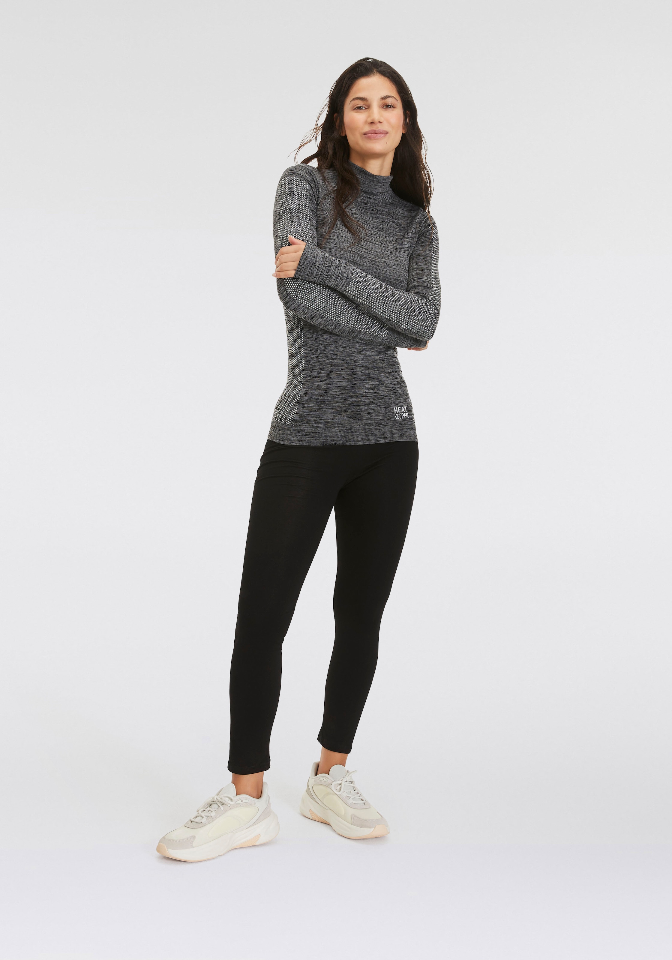 Sarlini Leggings, Elastisches Bündchen - Cotton Touch