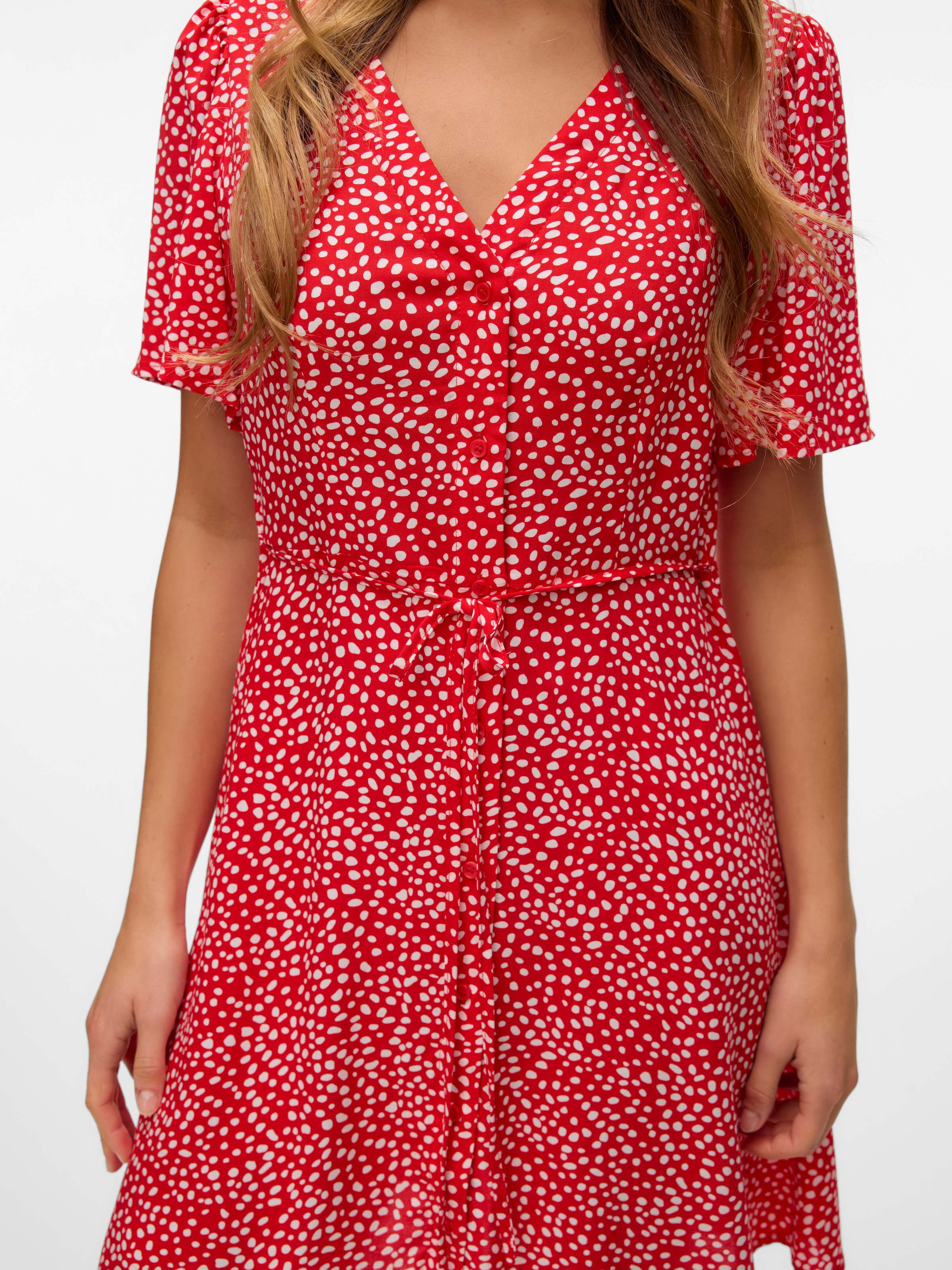 Vero Moda Minikleid »VMALBA SS SHORT DRESS WVN NOOS«