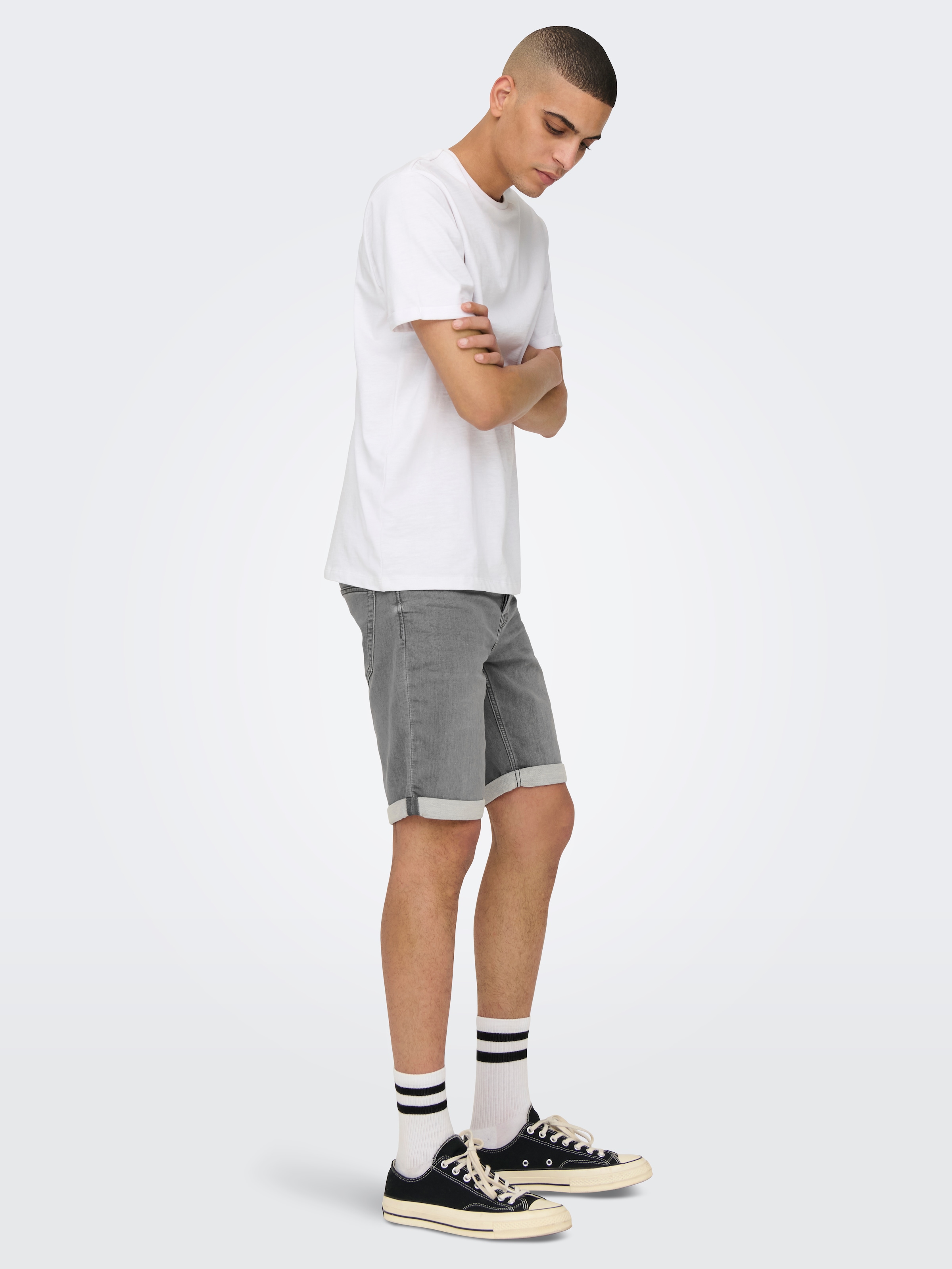 ONLY & SONS Jeansshorts »ONSPLY LIGHT BLUE 5189 SHORTS DNM NOOS«