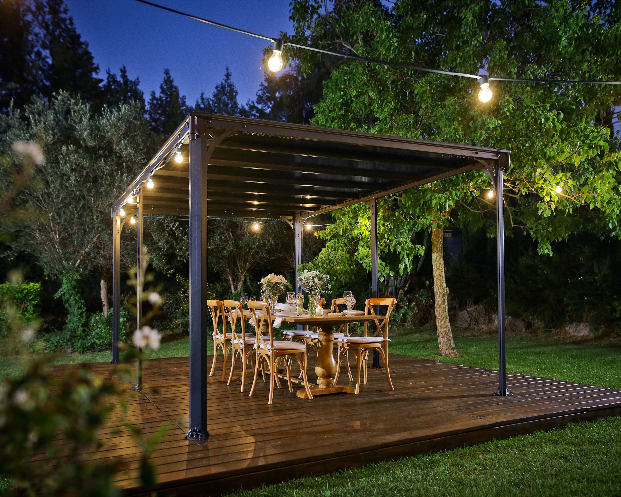 Palram - Canopia Pavillon »Milano 4300«, BxT: 309x426 cm