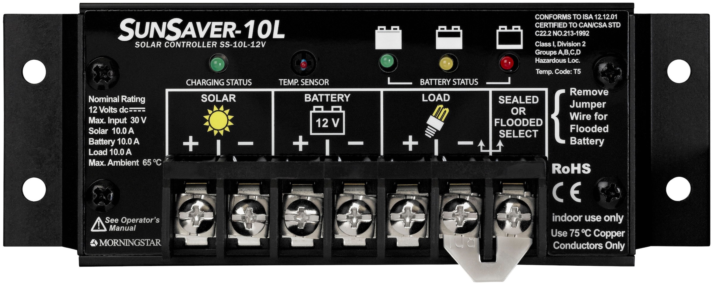 Morningstar Solarladeregler »Morningstar Sunsaver SS-10L 12V«