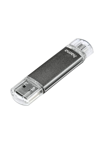 USB-Stick »USB-Stick "Laeta Twin", USB 2.0, 16GB, 10MB/s, Grau«, (Lesegeschwindigkeit...
