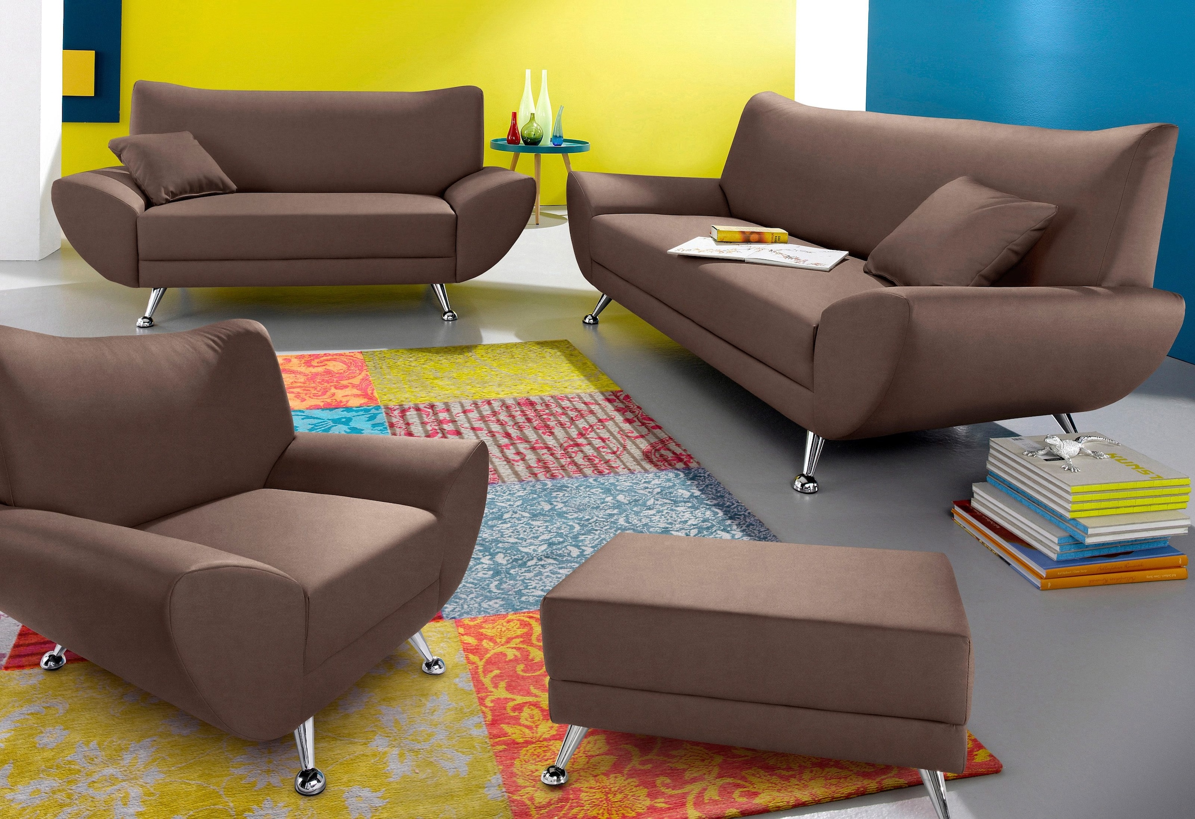 INOSIGN Polstergarnitur »Saltare elegant und komfortabel, OTTOs Choice«, (3 tlg.)