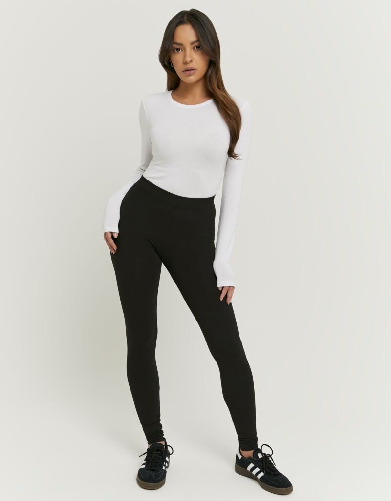 Tally Weijl Leggings »SLEPESOFT«  Materialmix, High Waist