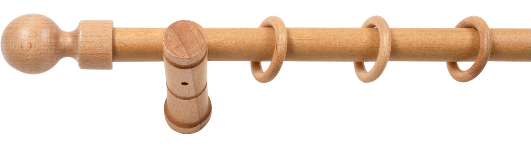 SN DECO GROUP »Giro« 1 läufig-läufig Fixmaß 28 mm, Holz, verschiedenen Längen und Farben, Komplettset