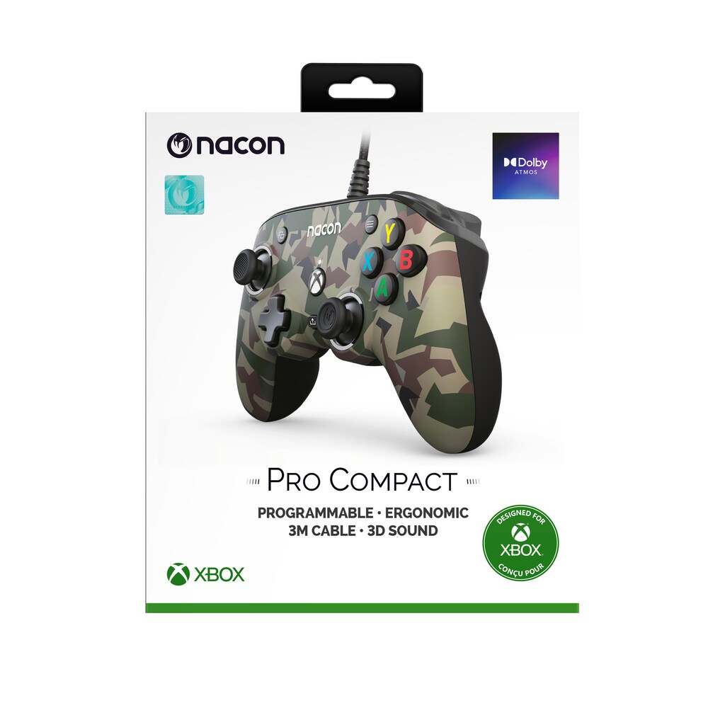 nacon Gaming-Controller »NA010350 Xbox Compact Controller PRO, kabelgebunden, 3D-Klang«