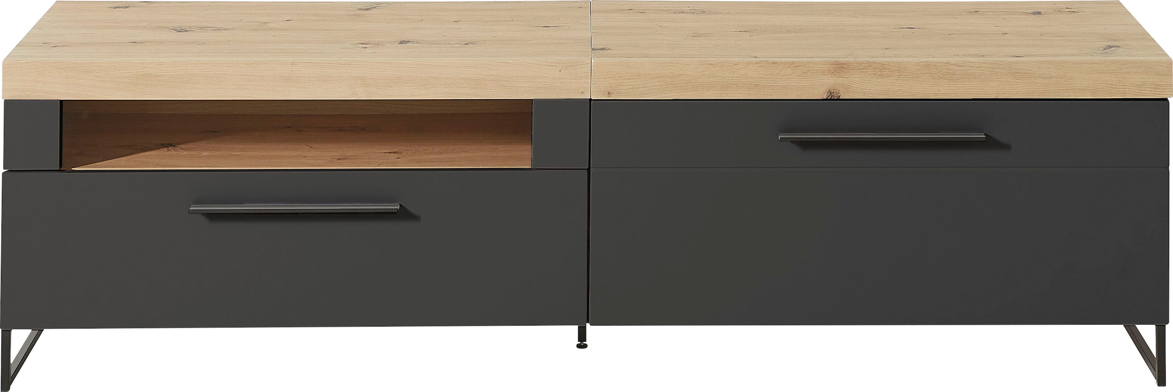 Innostyle Lowboard »Loft Two«, Breite 192 cm, 1 Klappe, 1 offenes Fach, 1 Schubkasten