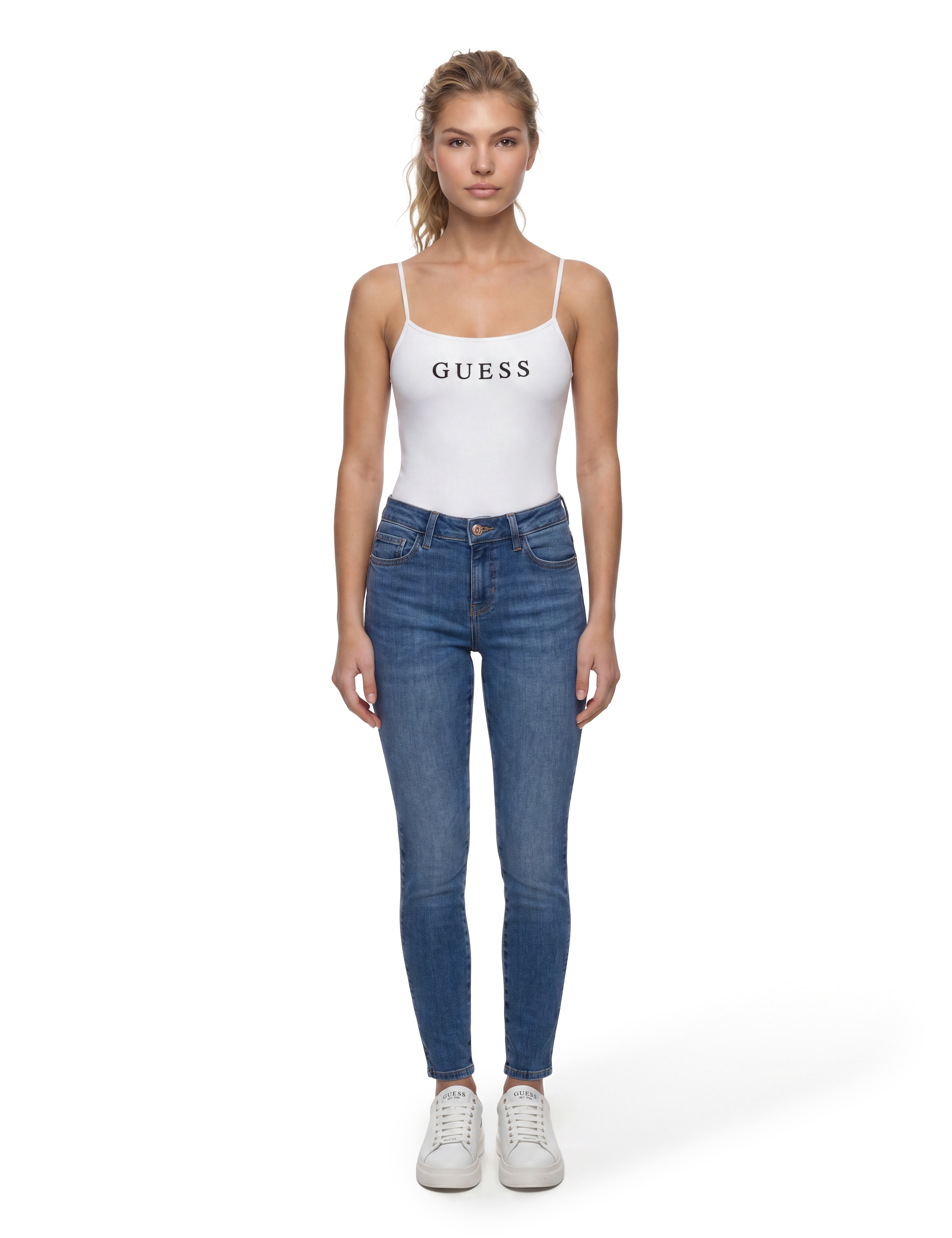 Guess Body »NEW CARRIE BODY« in Stretchqualität, Spaghettiträger