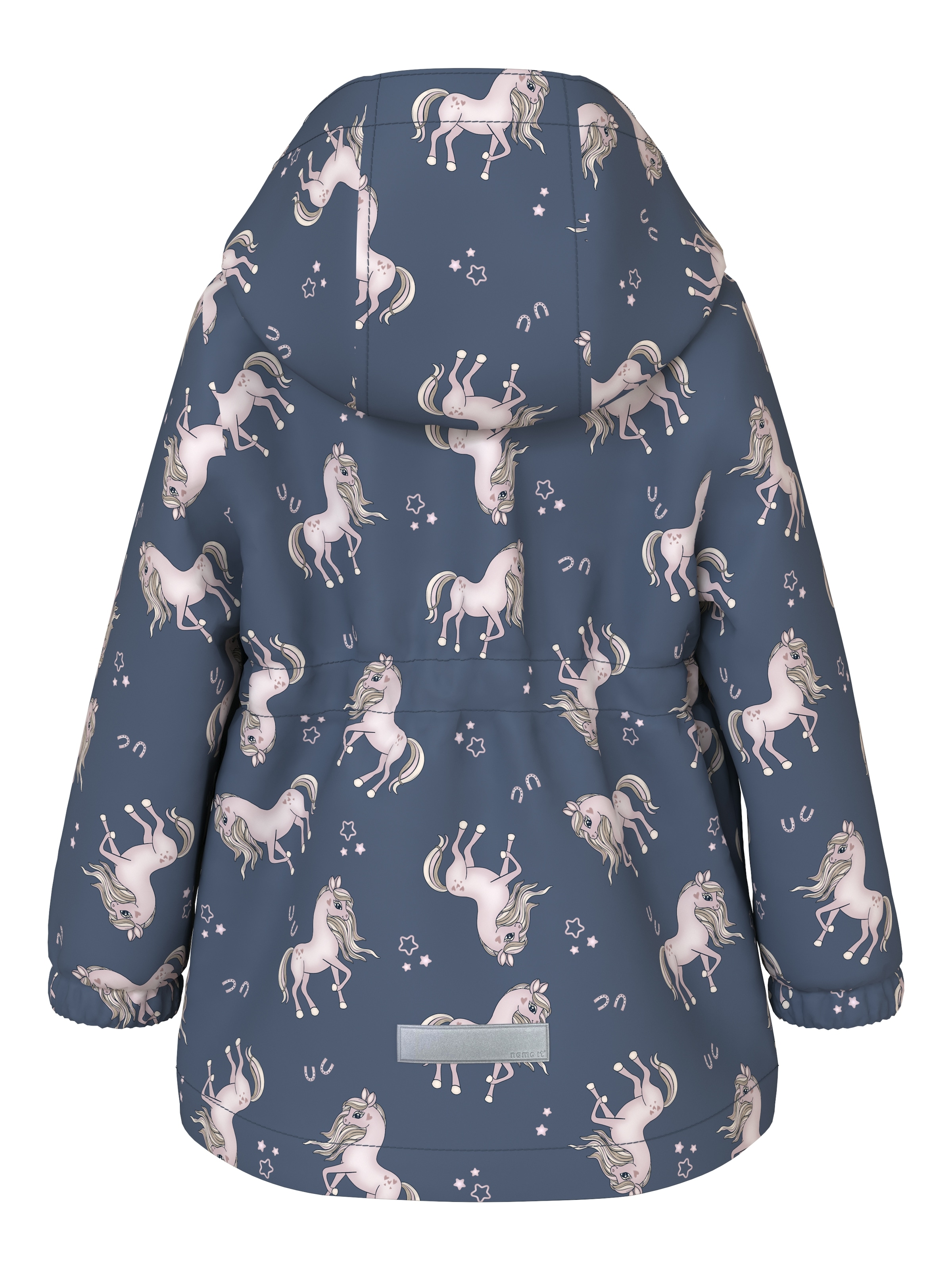 Name It Outdoorjacke »NMFMAXI JACKET LI AOP NOOS« mit Kapuze