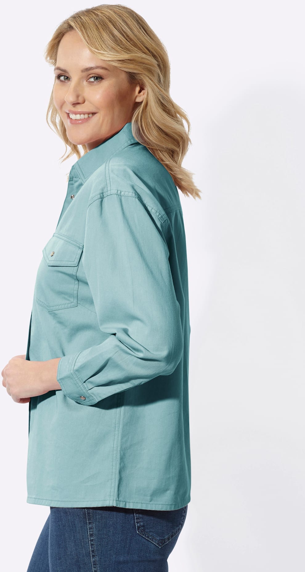Classic Basics Jeansbluse