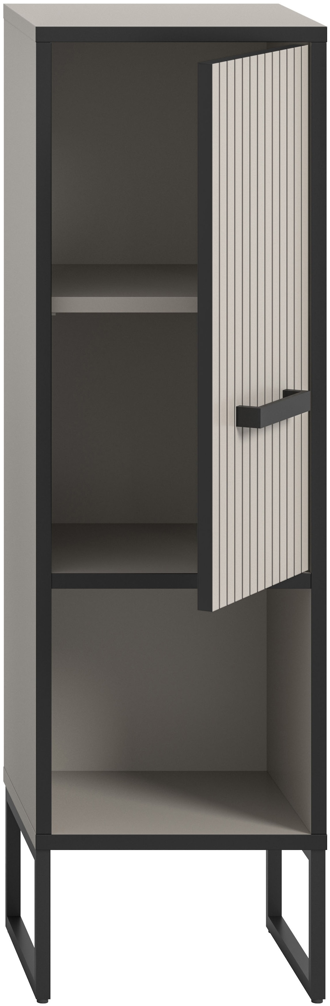welltime Unterschrank »Locri, Höhe 101 cm, 1 Tür«, (1 St.), Türanschlag wechselbar, modernes Design, Badschrank, Bad