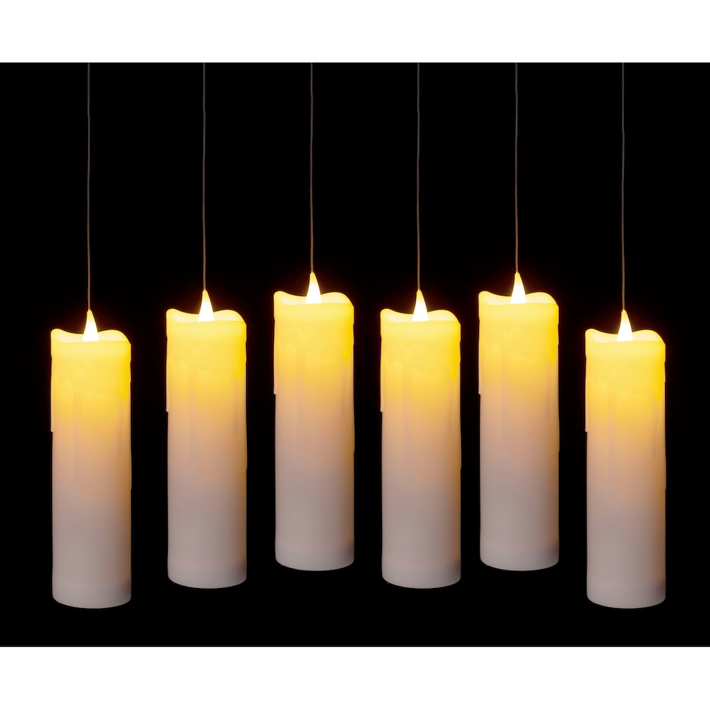 IC Winterworld LED-Kerze »Schwebende Kerzen mit Zauberstab als Fernbedienung«