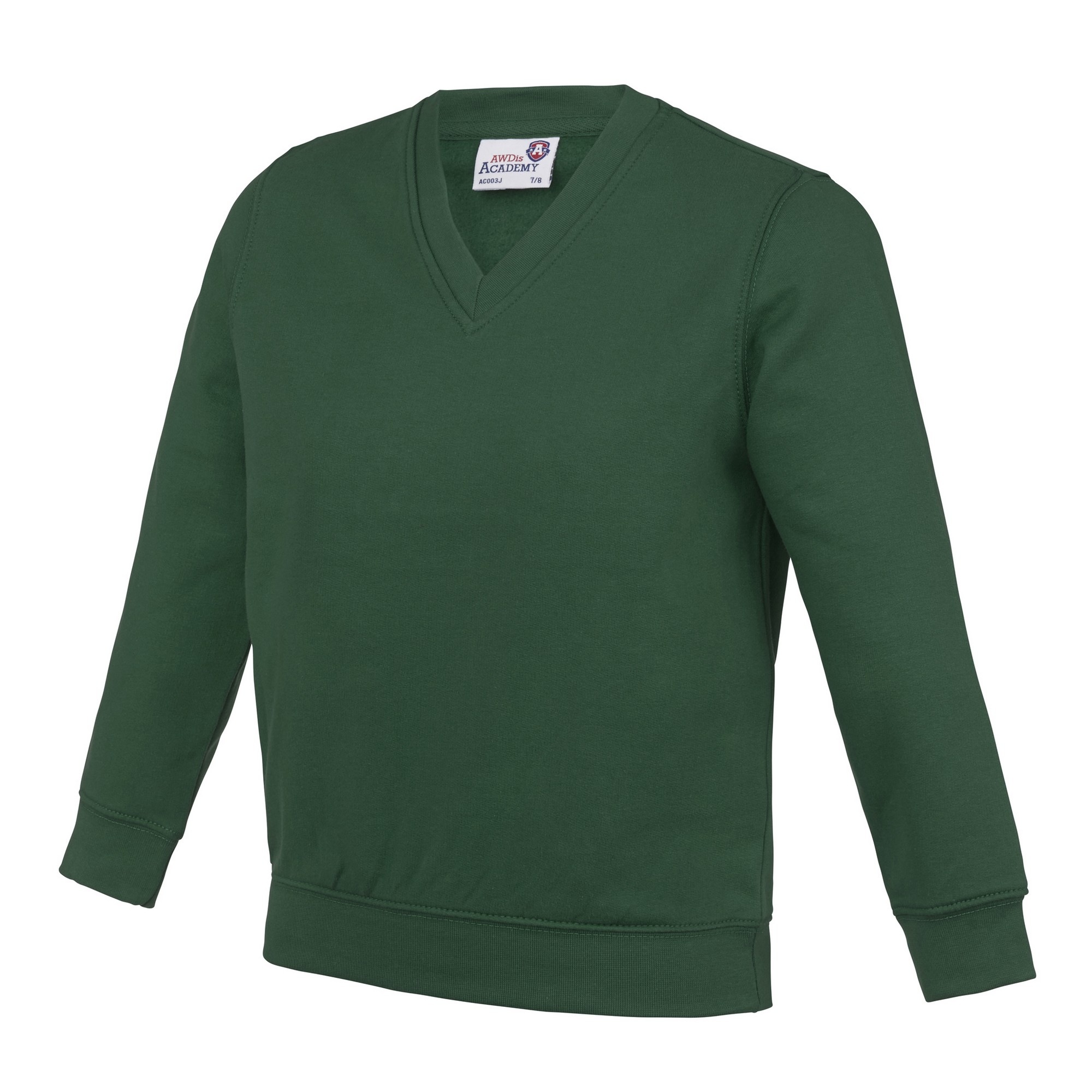 AWDIS V-Ausschnitt-Pullover »Academy Kinder Junior Schul Sweatshirt mit V-Ausschnitt (2 Stück/Packung)«