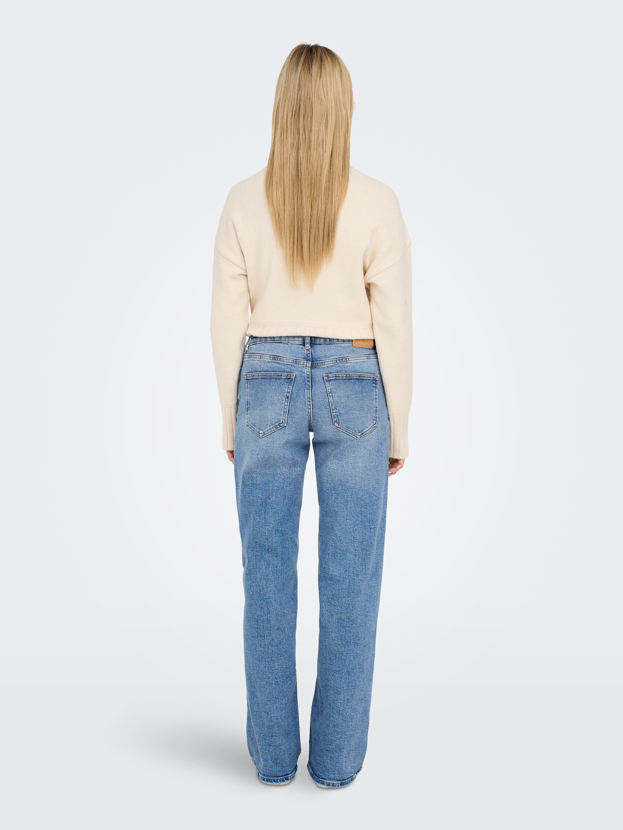 ONLY Low-rise-Jeans »ONLJUICY LW WIDE LEG DNM REA365 NOOS« Baumwollmischung, wide fit