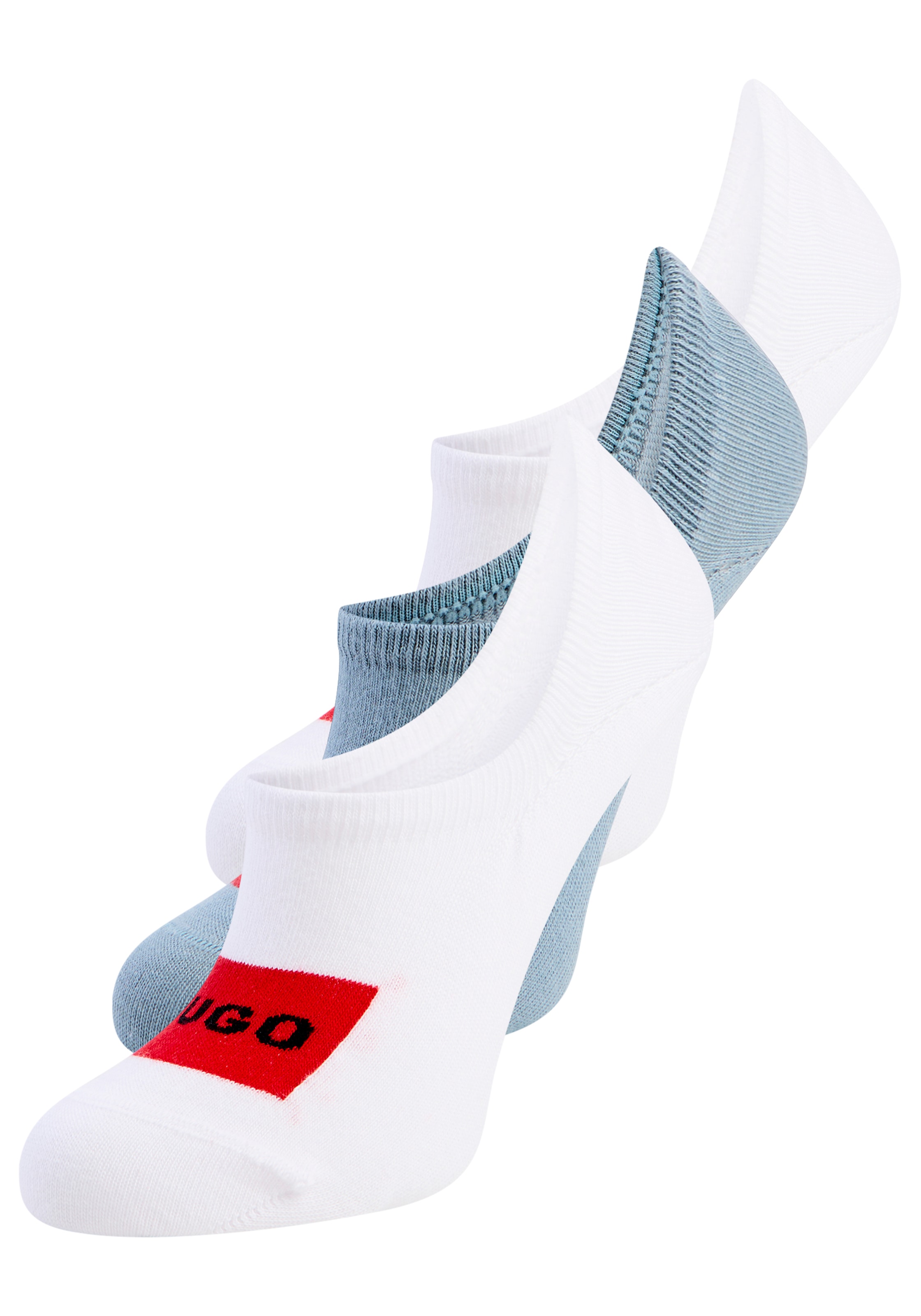 HUGO Underwear Freizeitsocken »3P LC LABEL CC« Packung, 3 Paar tlg. mit Logostickerei