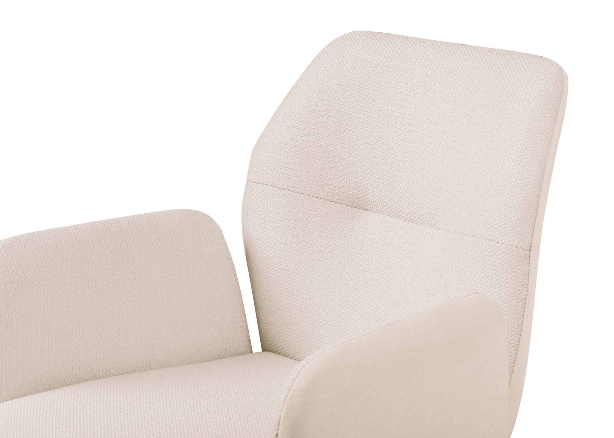 OTTO home Armlehnstuhl »Bruna Drehstuhl, Polsterstuhl, Esszimmerstuhl, Küchenstuhl, 4-Fußstuhl« () 360° drehbar, mit automatischer Rückstellung, 2-Stoff-Design