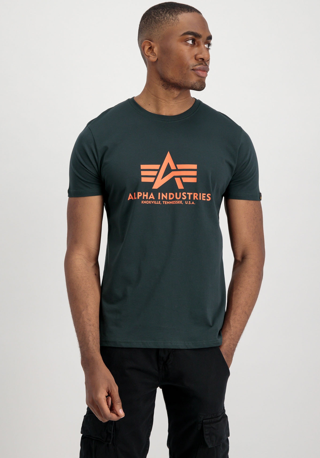 Alpha Industries Rundhalsshirt »Basic T 2 Pack«, (Set, 2 tlg.)