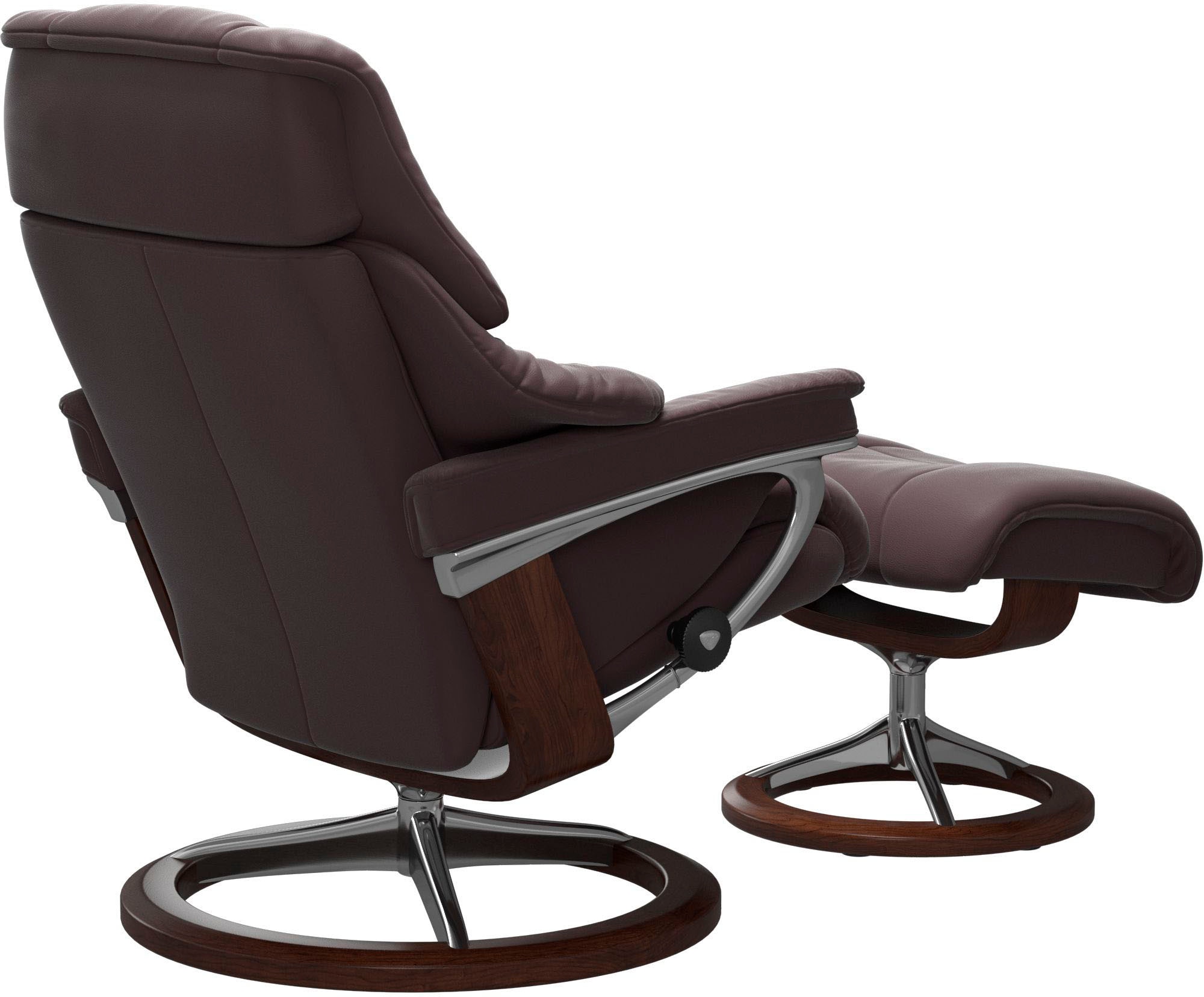 Stressless® Relaxsessel »Reno«, mit Signature Base, Größe S, M & L, Gestell Braun