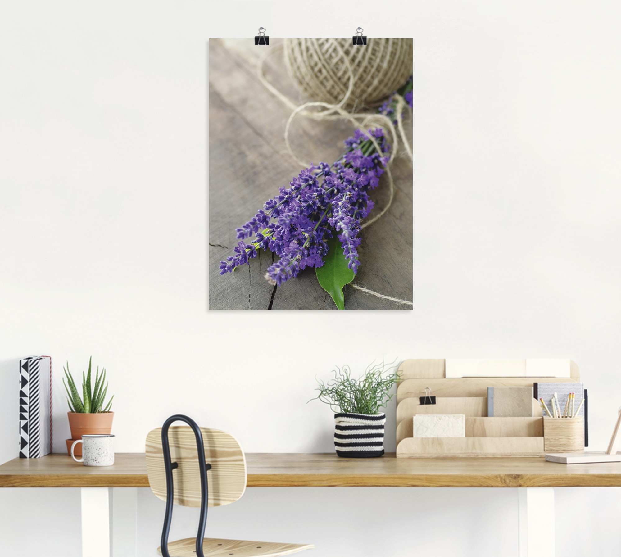 Artland Wandbild »Lavendel Strauß«, Blumen, (1 St.), als Leinwandbild, Poster, Wandaufkleber in verschied. Größen
