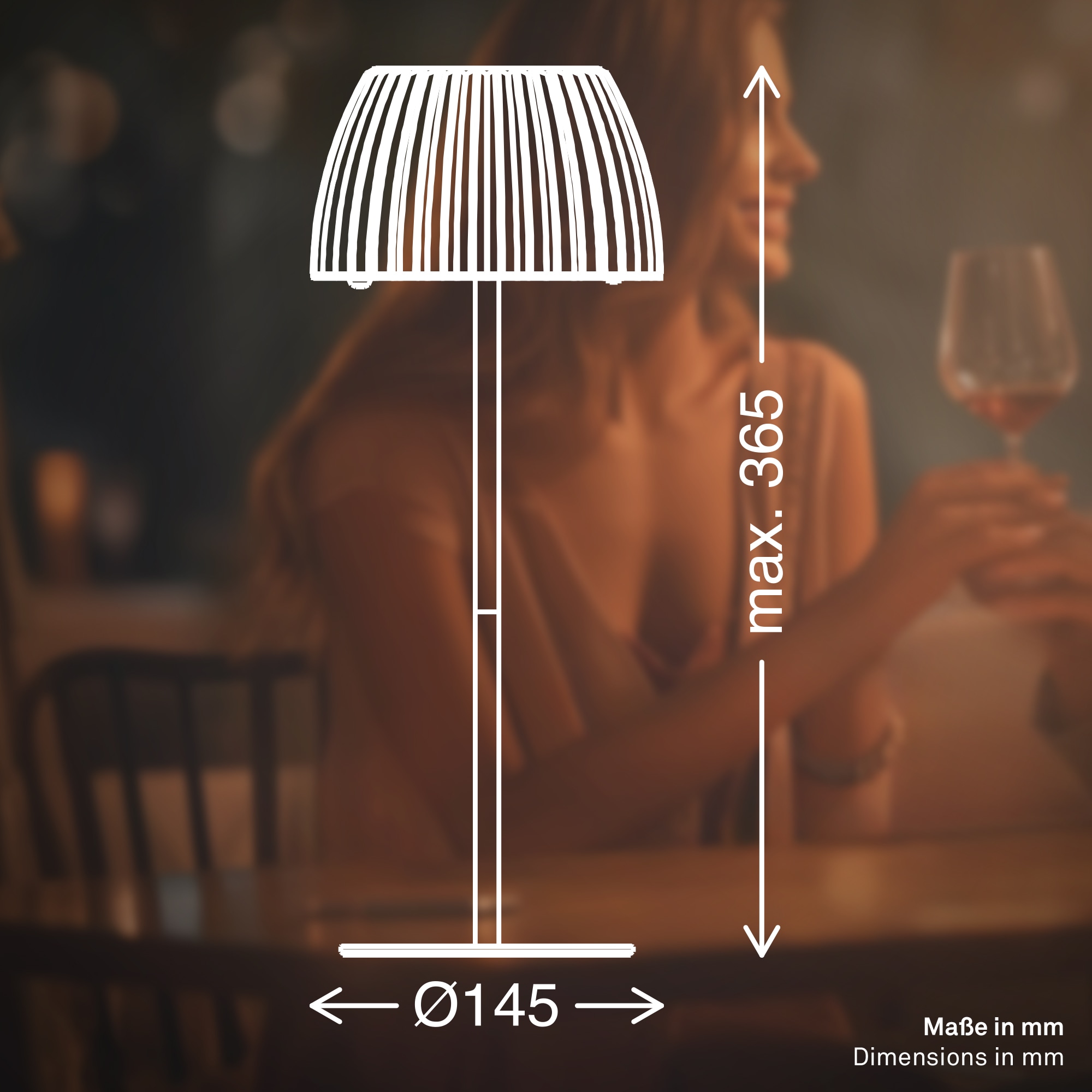 Briloner Leuchten LED Tischleuchte »Akku LED Tischleuchte« LED-Modul