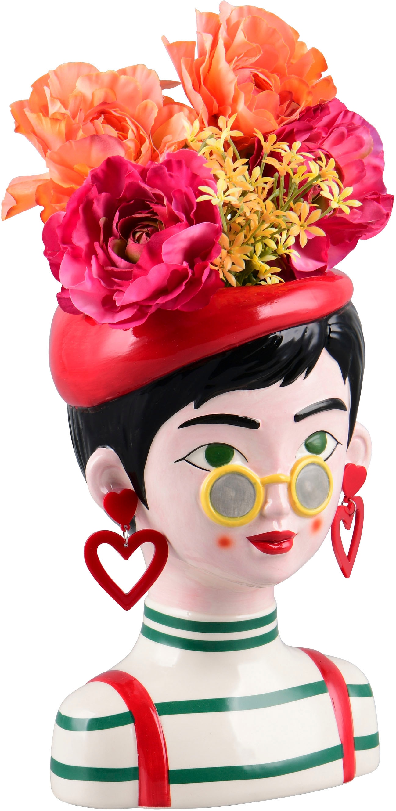 MIRRORS AND MORE Dekovase »MARGA« Bunte Dekovase in auffälliger Form