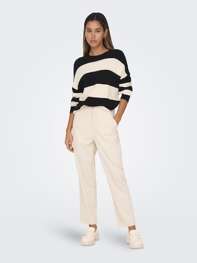 ONLY Strickpullover »ONLATIA L/S STRIPE PULLOVER KNT NOOS«