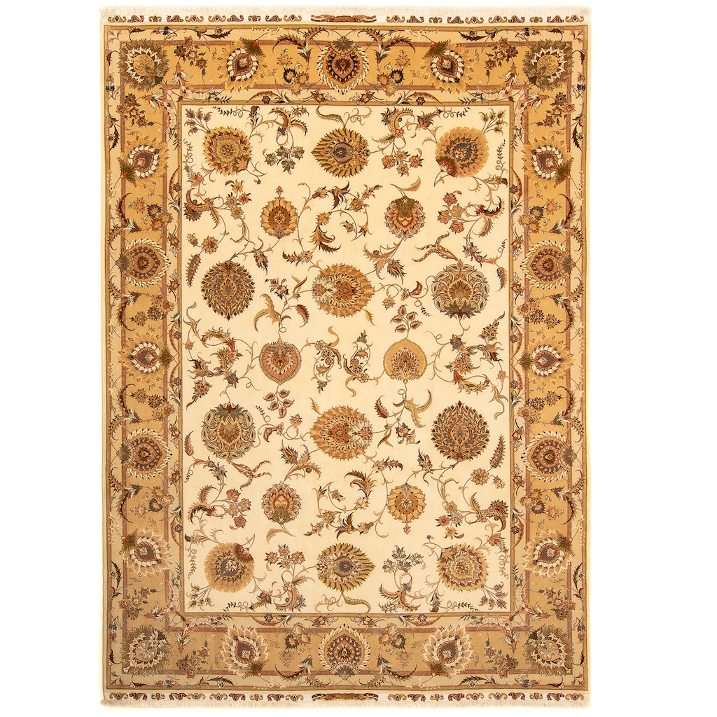 morgenland Orientteppich »Perser - Täbriz - Royal - 352 x 256 cm - beige«, rechteckig