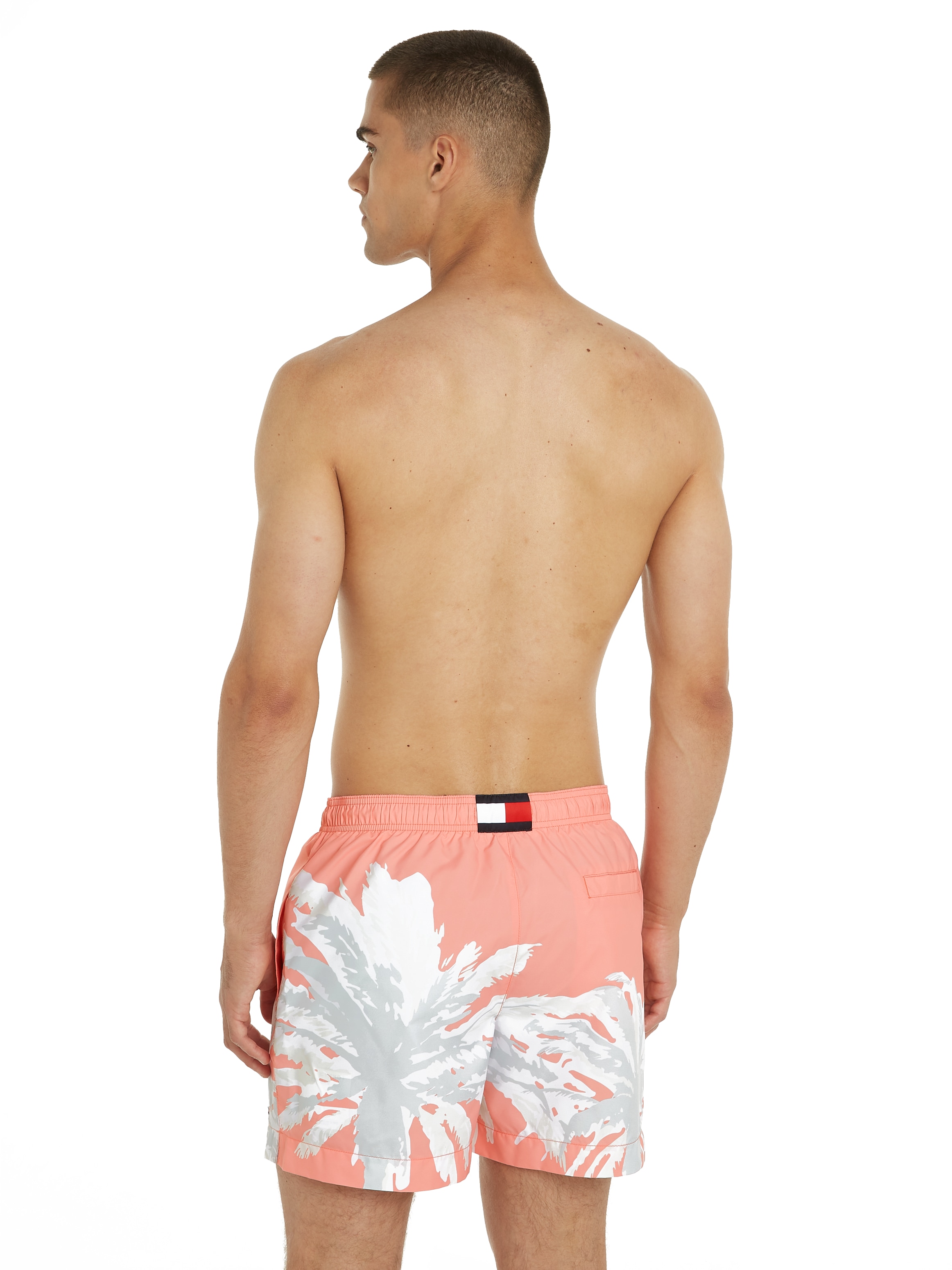 Tommy Hilfiger Swimwear Badeshorts »MEDIUM DRAWSTRING PLACED«, mit Palmenprint