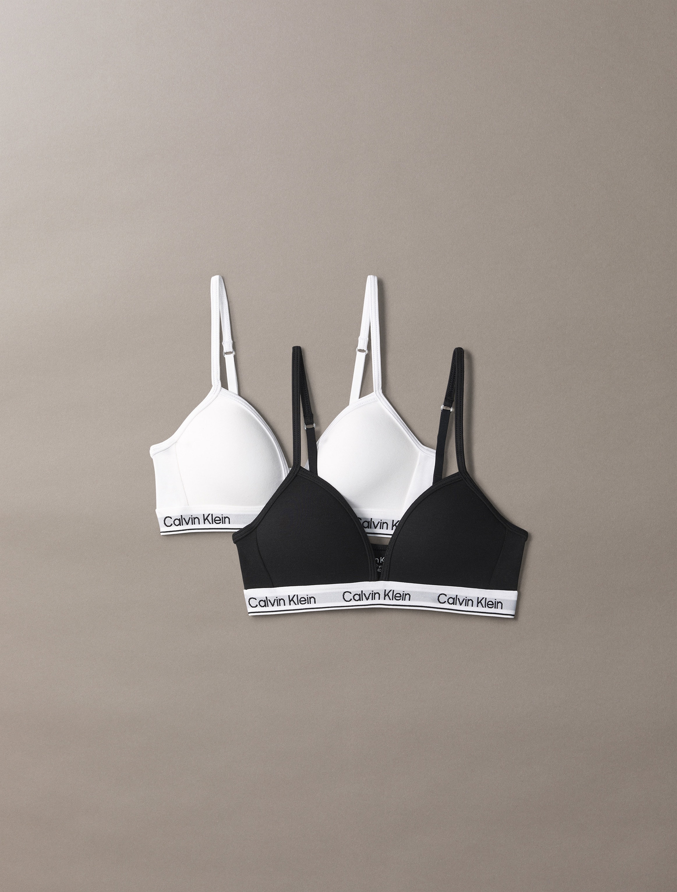 Calvin Klein Underwear Triangel-BH »2PK TRIANGLE« Packung, 2er-Pack, 2 Stk. mit Logobund