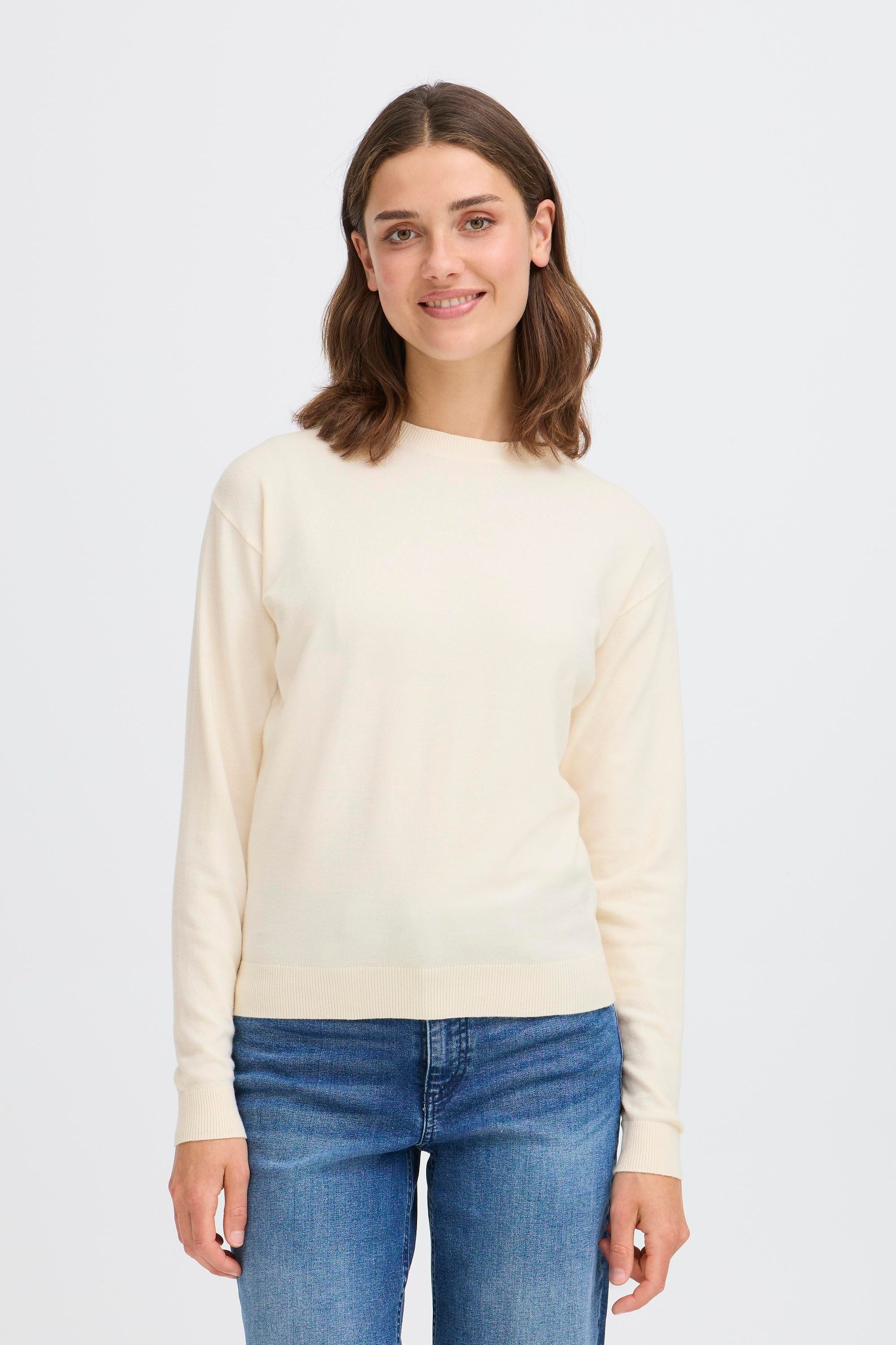 OXMO Strickfleece-Pullover »Strickpullover OXISCANNY LS«