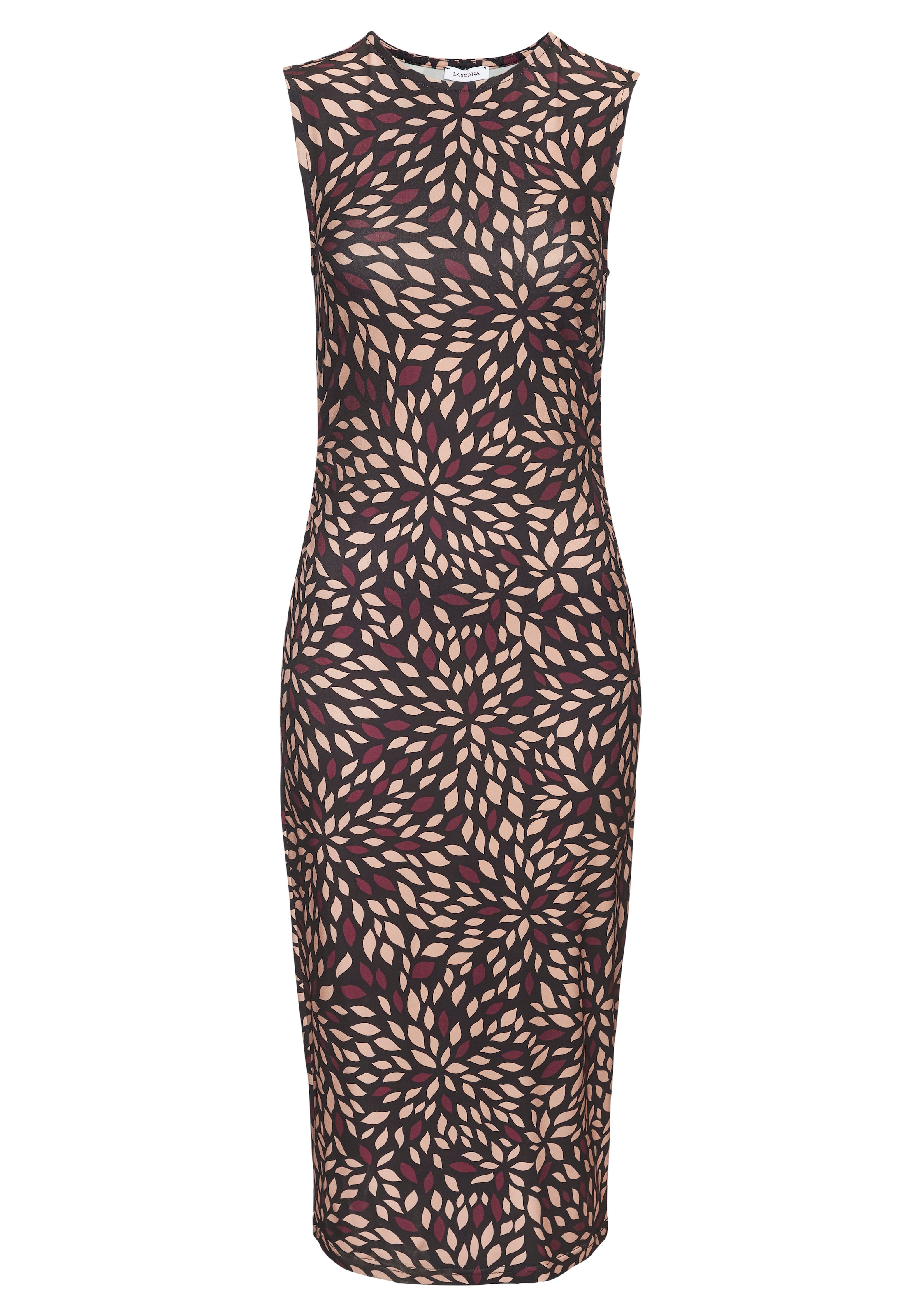 LASCANA Midikleid, mit Allover-Print