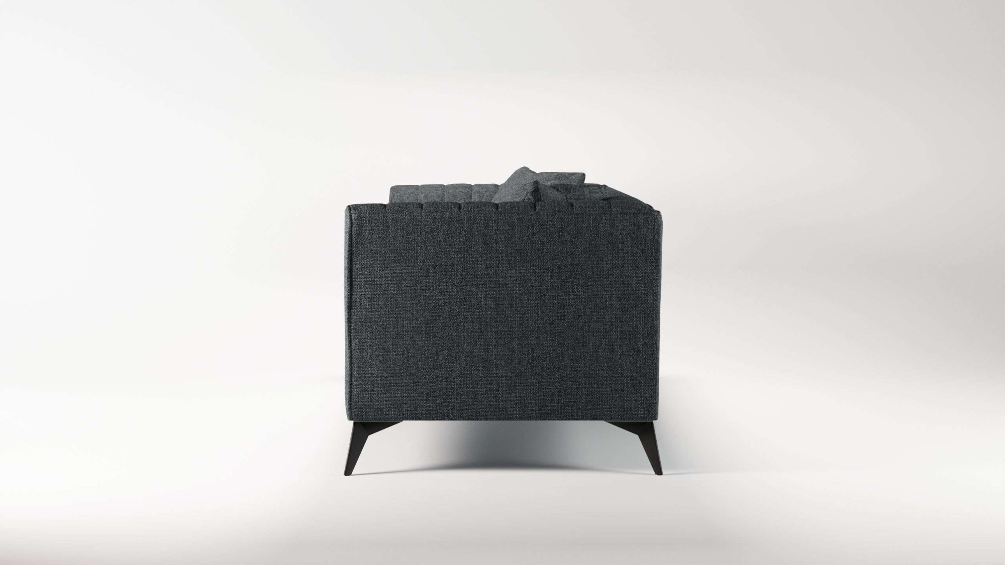 Places of Style 4-Sitzer »MATTHEW elegantes Designsofa, Maße B/T/H: 231/86/74 cm«, XXL, Steppung im Rücken, lose Sitzkissen, incl 2. Zierkissen