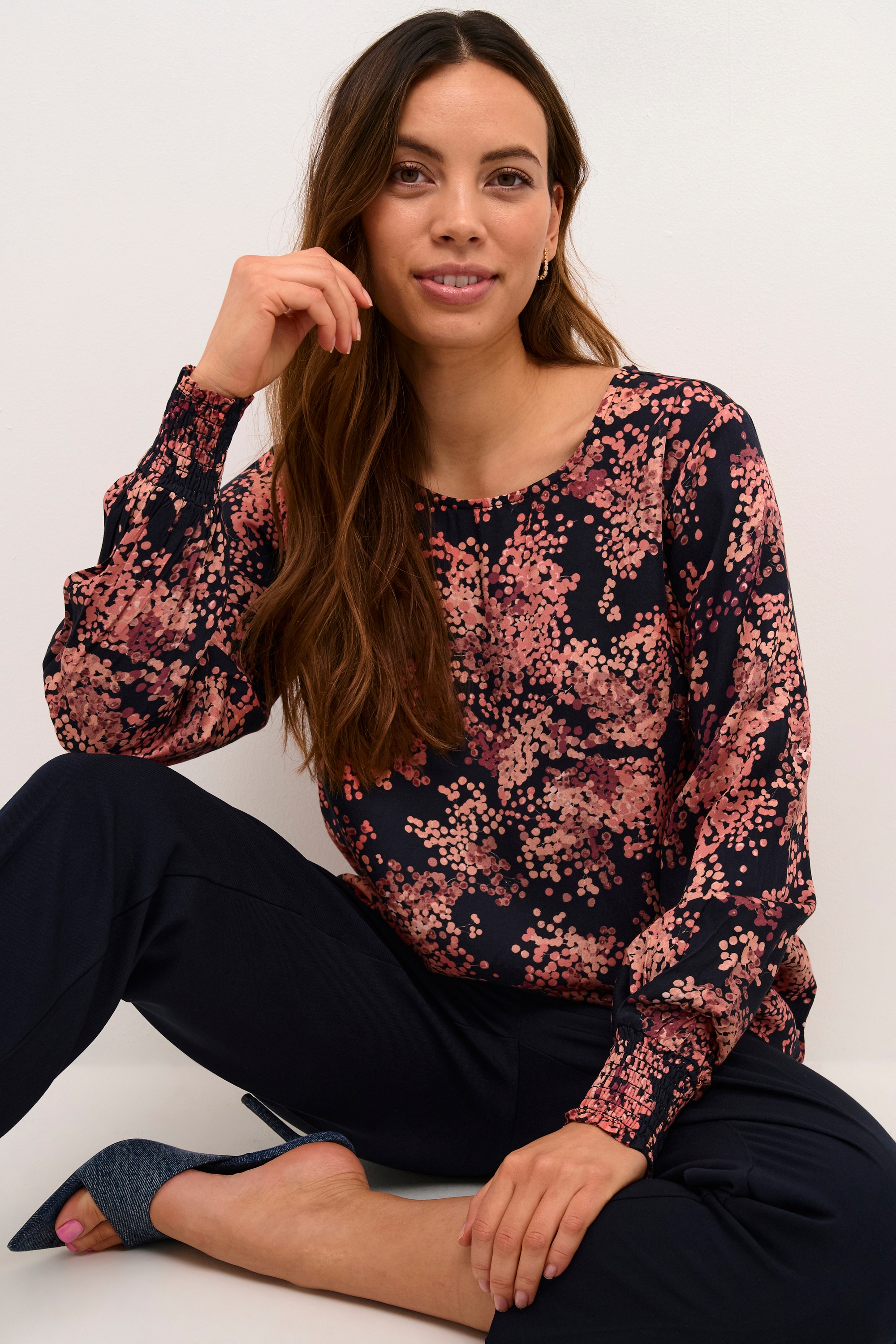 KAFFE Langarmbluse »Langarm-Bluse BPjanette«