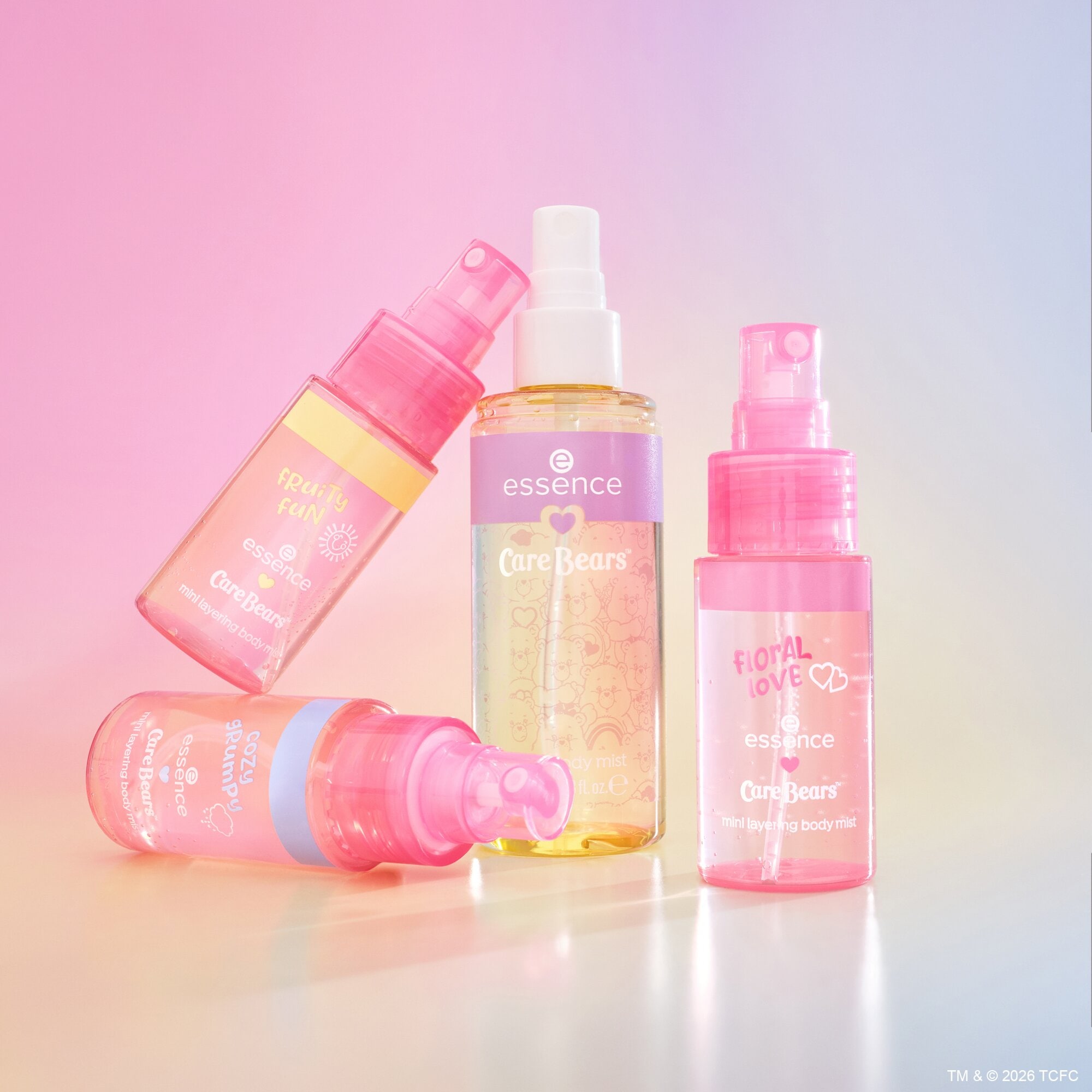 Essence Körperspray »CARE BEARS MINI LAYERING BODY MIST 02« Set, 4