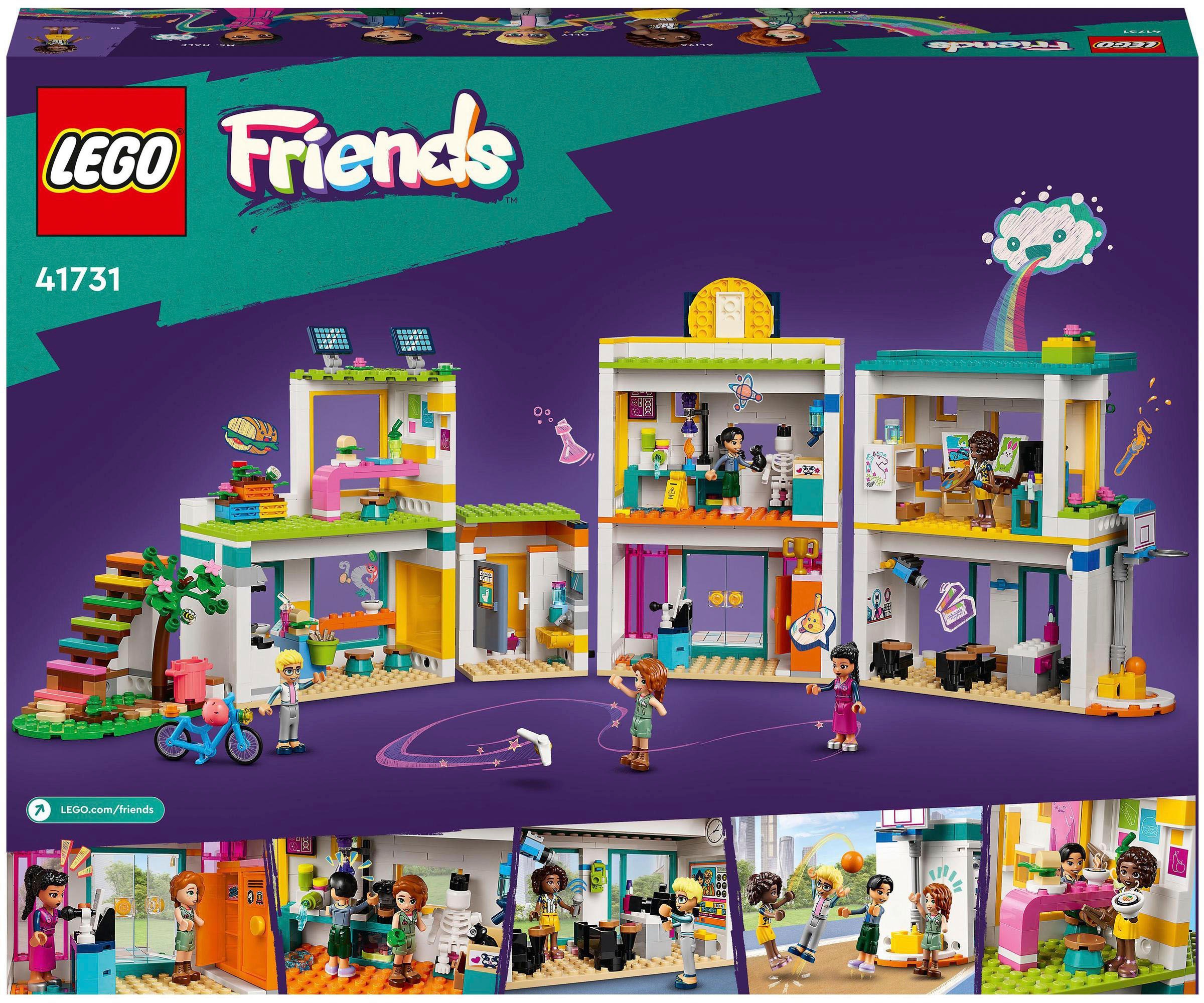 LEGO® Konstruktionsspielsteine »Internationale Schule (41731), LEGO® Friends«, (985 St.), Made in Europe