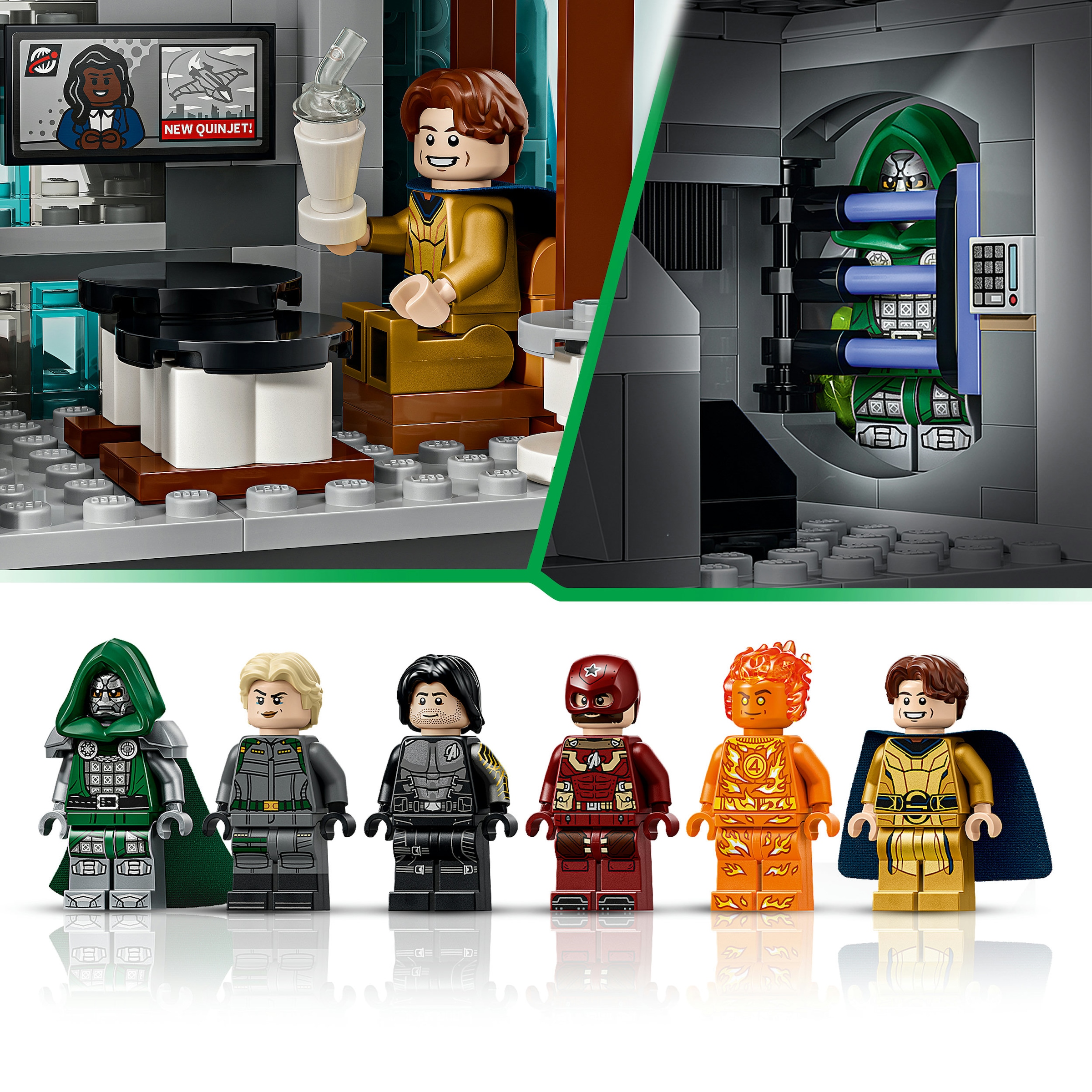 LEGO® Konstruktionsspielsteine »Avengers: Doomsday Neuer Avengers Tower (76352), LEGO Super Heroes« Made in Europe