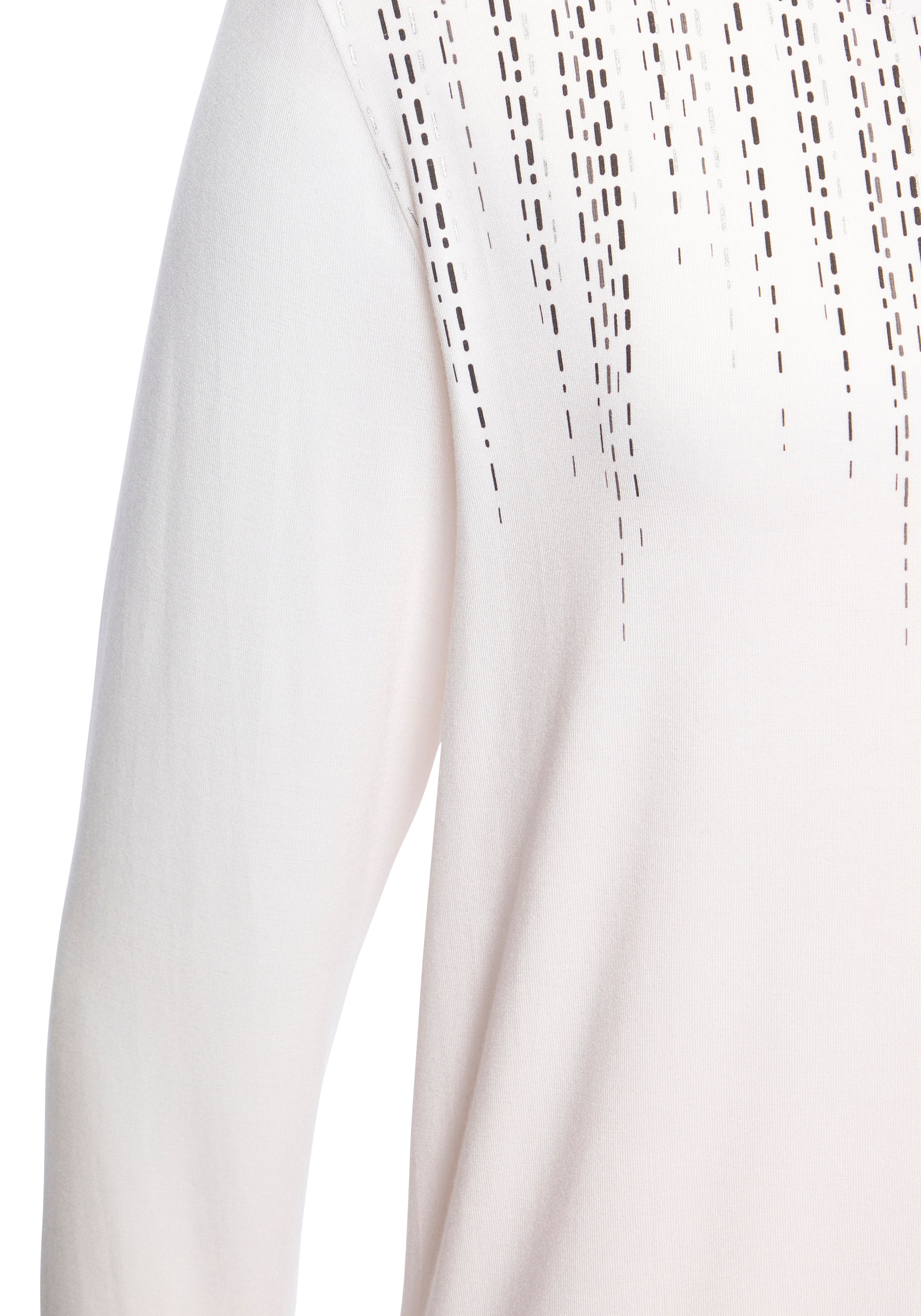 LASCANA Langarmshirt »mit modischem Frontprint«, aus weichem Viskose-Stretch