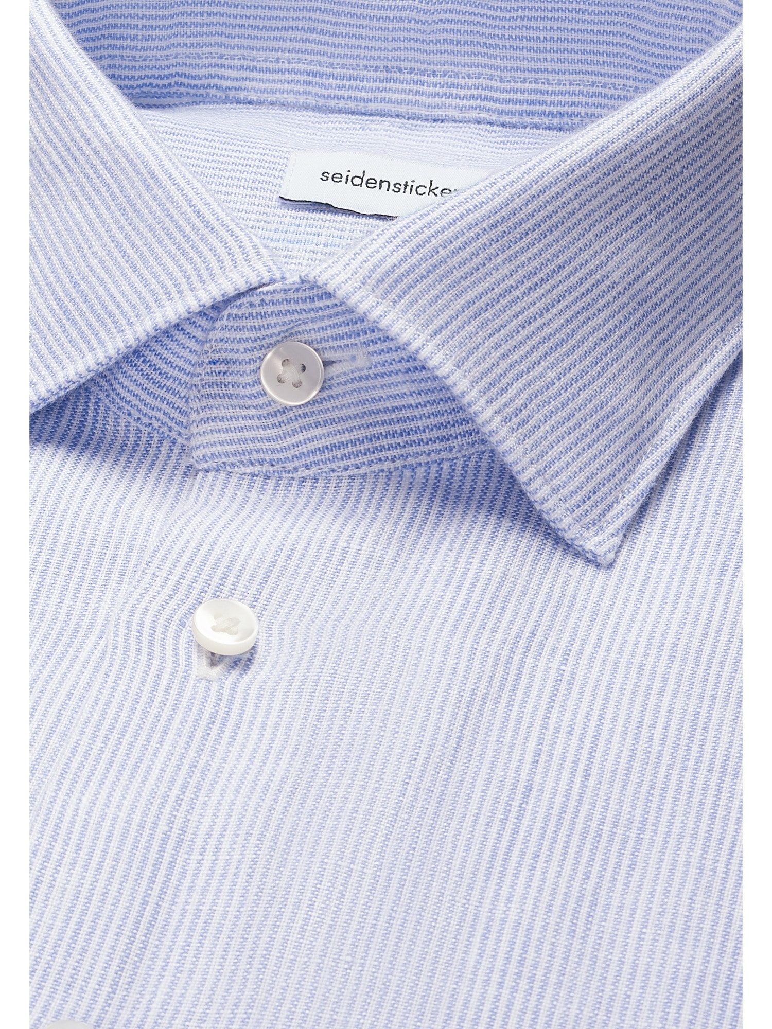 seidensticker Leinenhemd »Schwarze Rose« Slim 1/1 Kentkragen Gestreift