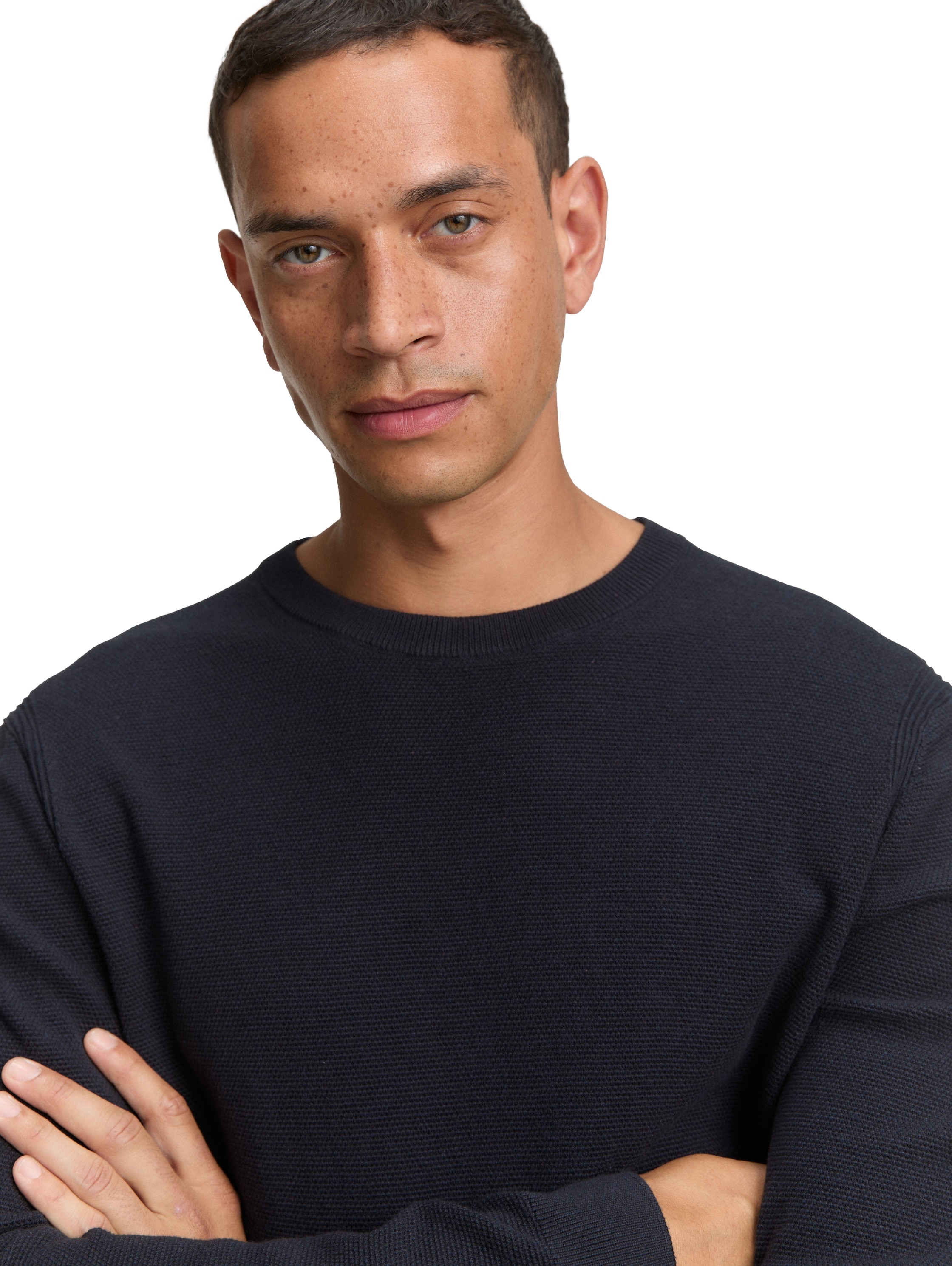 TOM TAILOR Strickpullover mit Bündchen