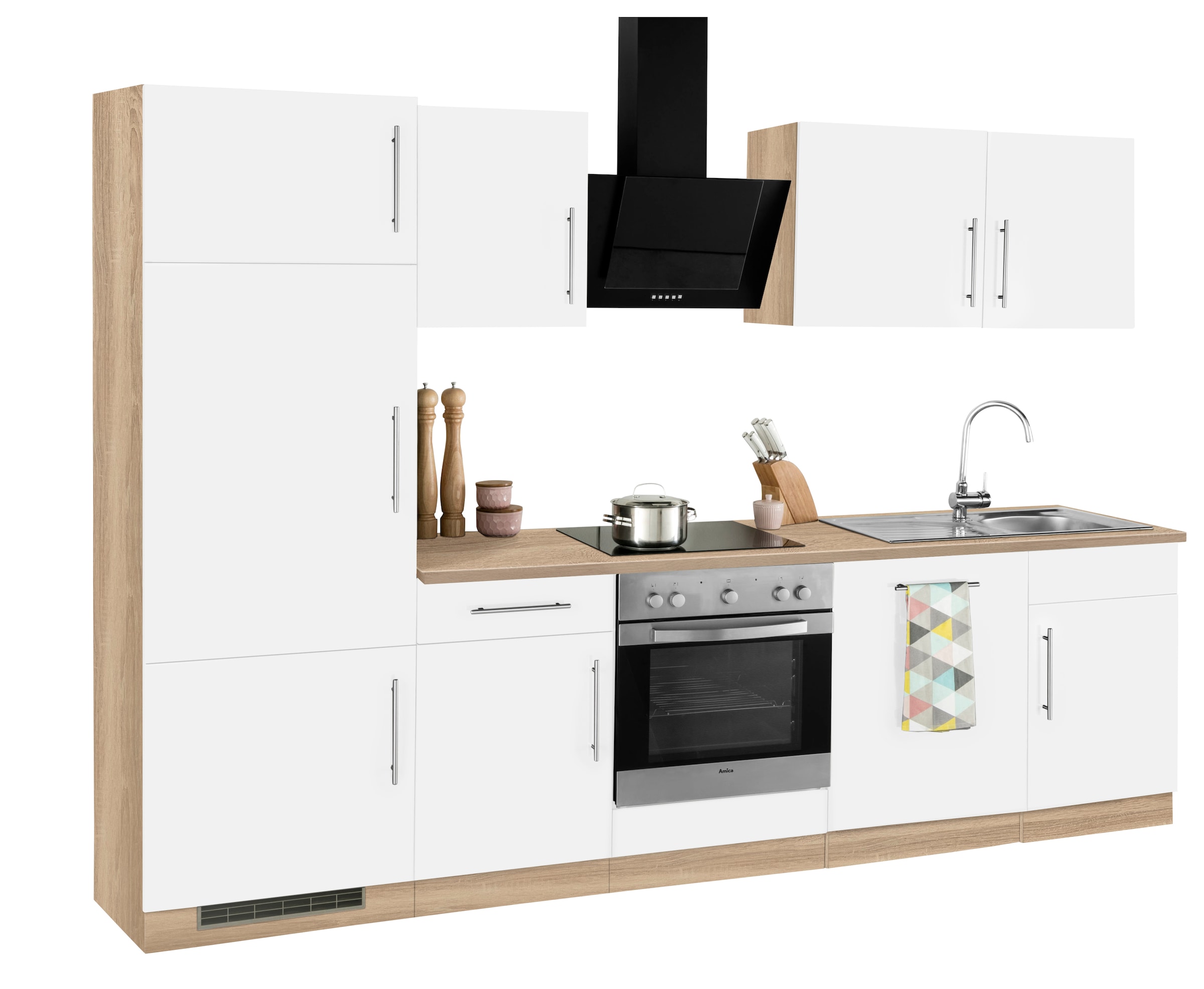 wiho Küchen Küchenzeile »Cali«, ohne E-Geräte, Breite 280 cm online bei OTTO
