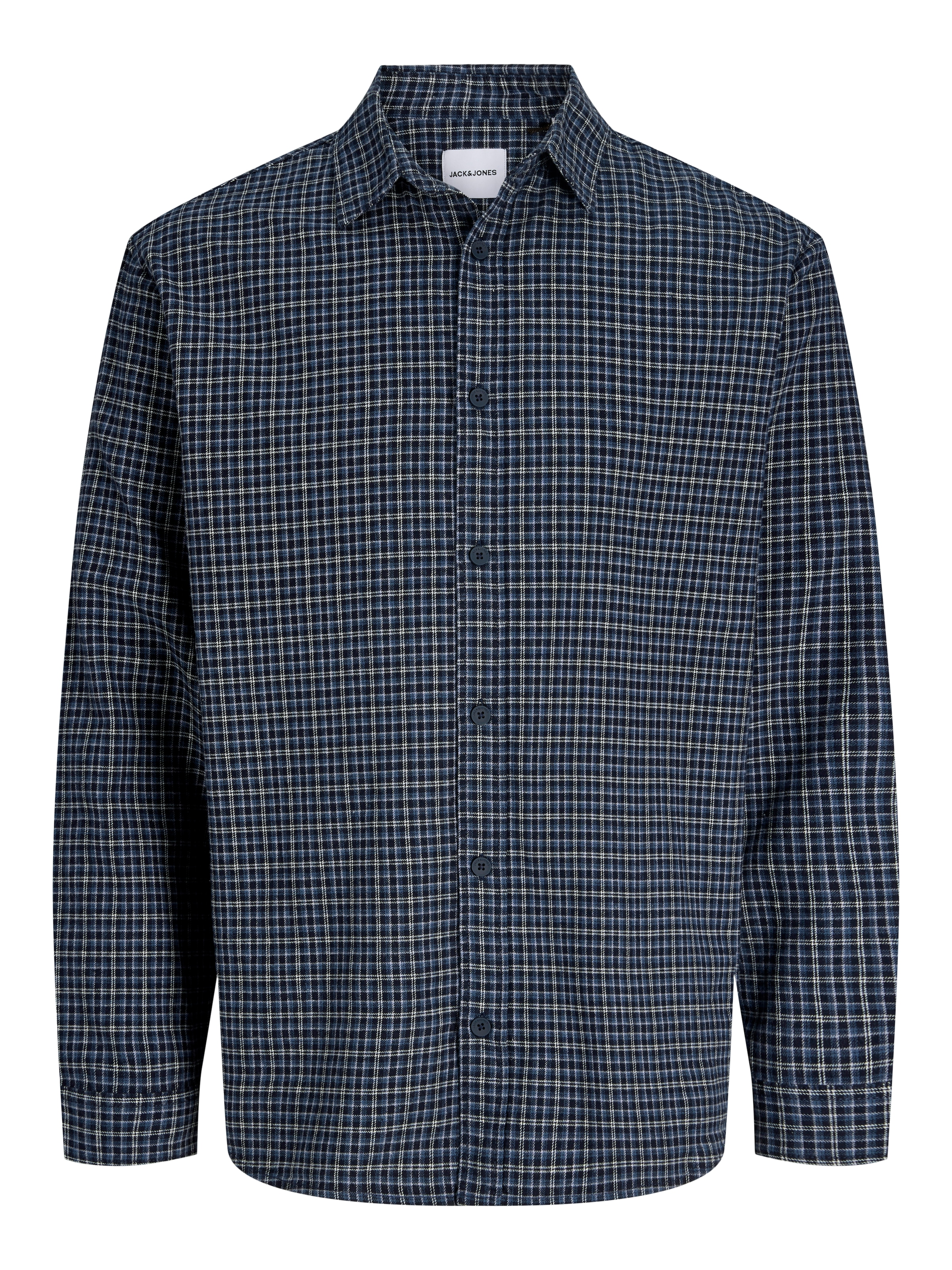 Jack & Jones Langarmhemd »JJCARTER CHECK SHIRT LS SN« Baumwolle, relaxed fit