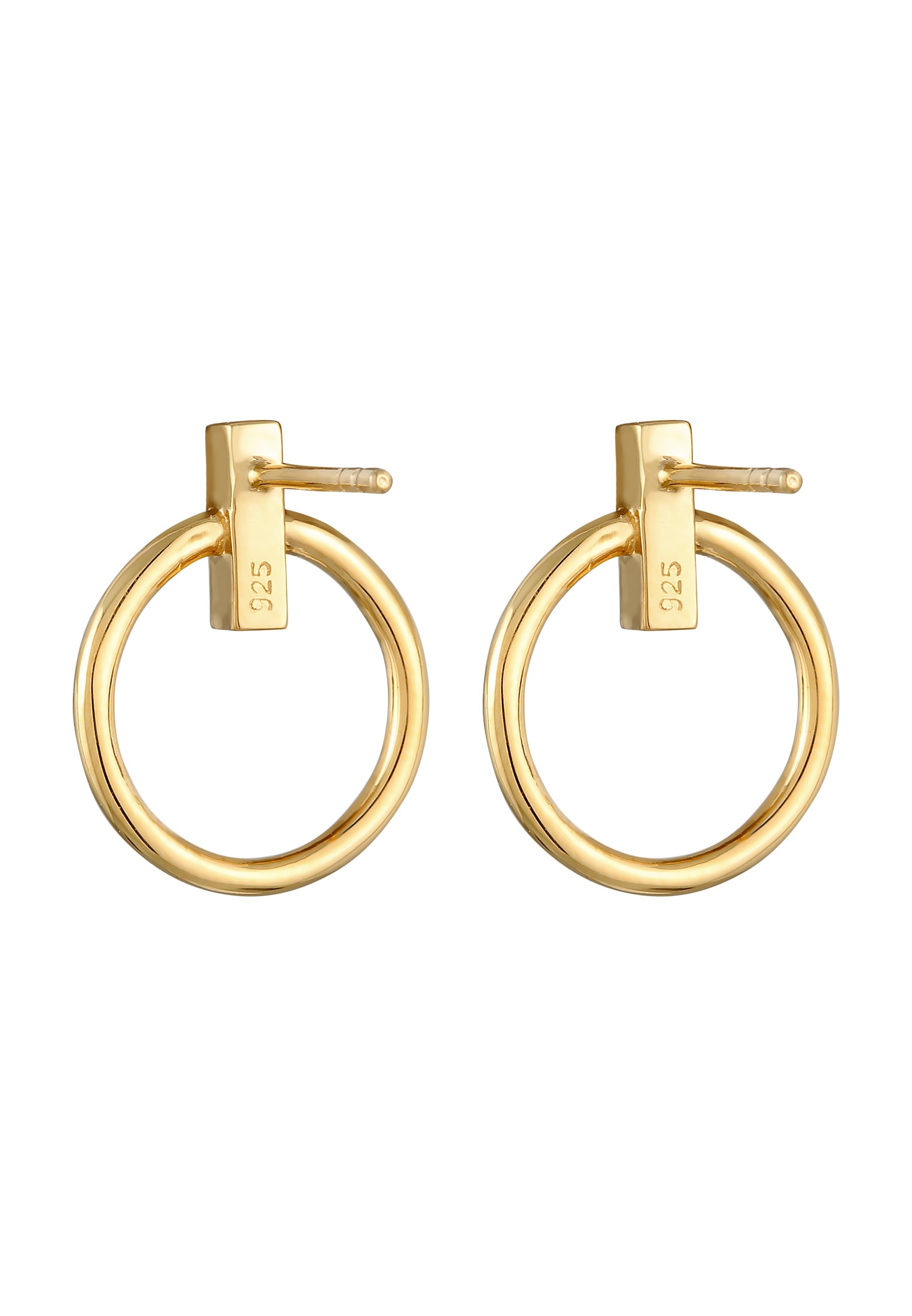 Elli Paar Ohrstecker »Ohrringe Stecker Kreis Rund Geo Trend 925 Sterling Silber«