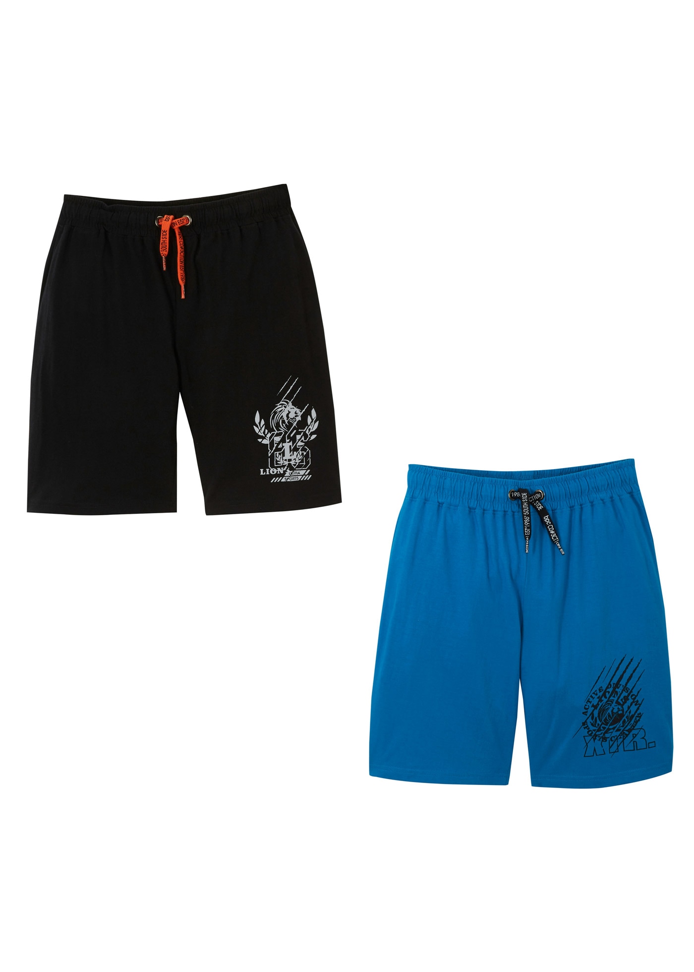 bonprix Bermudas  aus Baumwolle, mit Kordelzug, lockere Passform