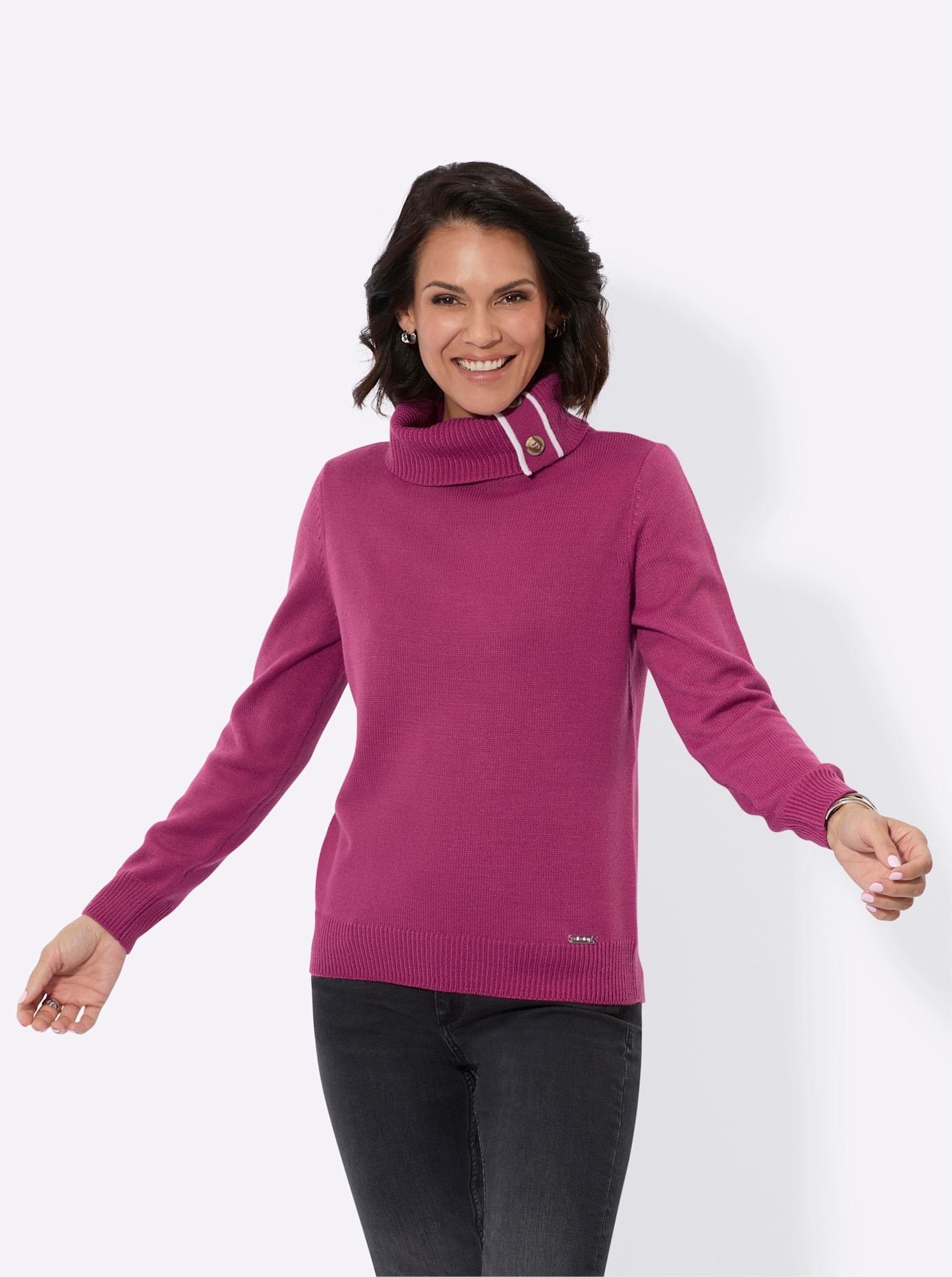 Casual Looks Rollkragenpullover »Pullover«