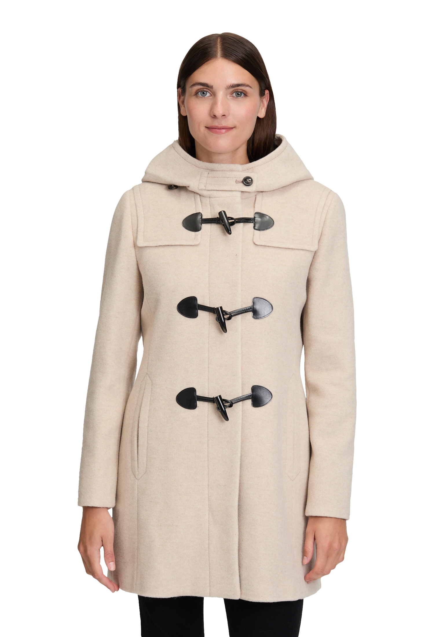 Gil Bret Wolljacke »Dufflecoat mit Kapuze«