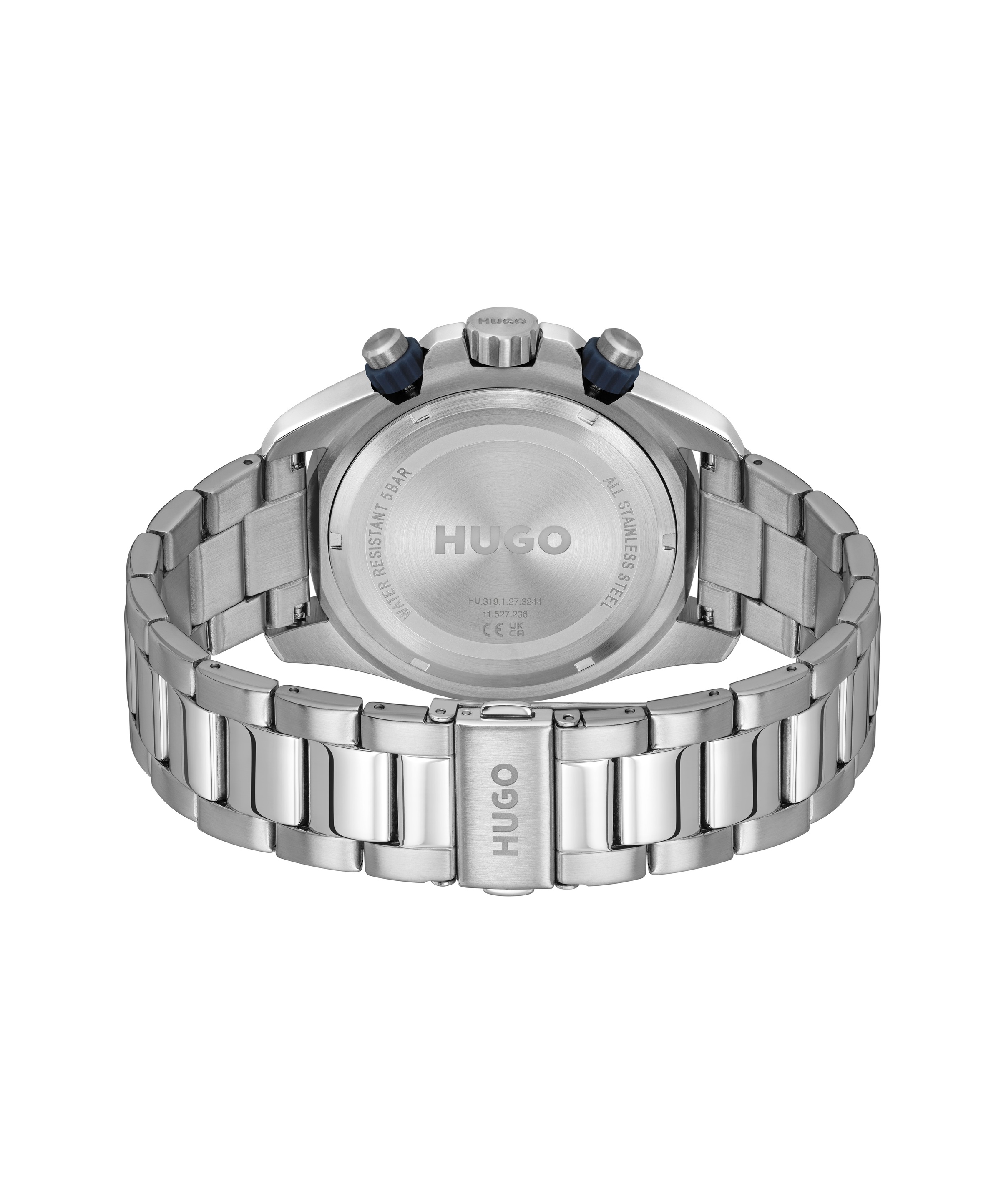 HUGO Multifunktionsuhr »#DIVE« Quarzuhr, Armbanduhr, Herrenuhr, Edelstahlarmband, analog