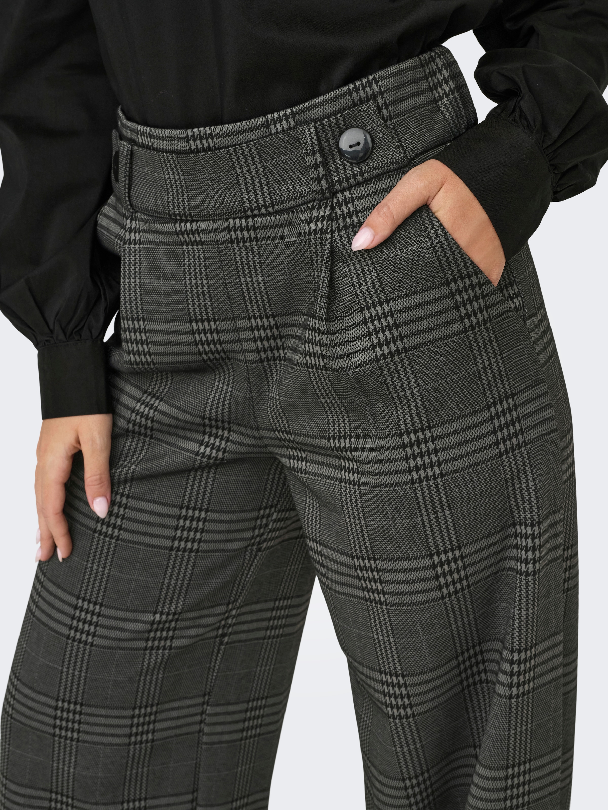 JDY Anzughose »JDYGEGGO MIA LONG CHECK PANT JRS NOOS«