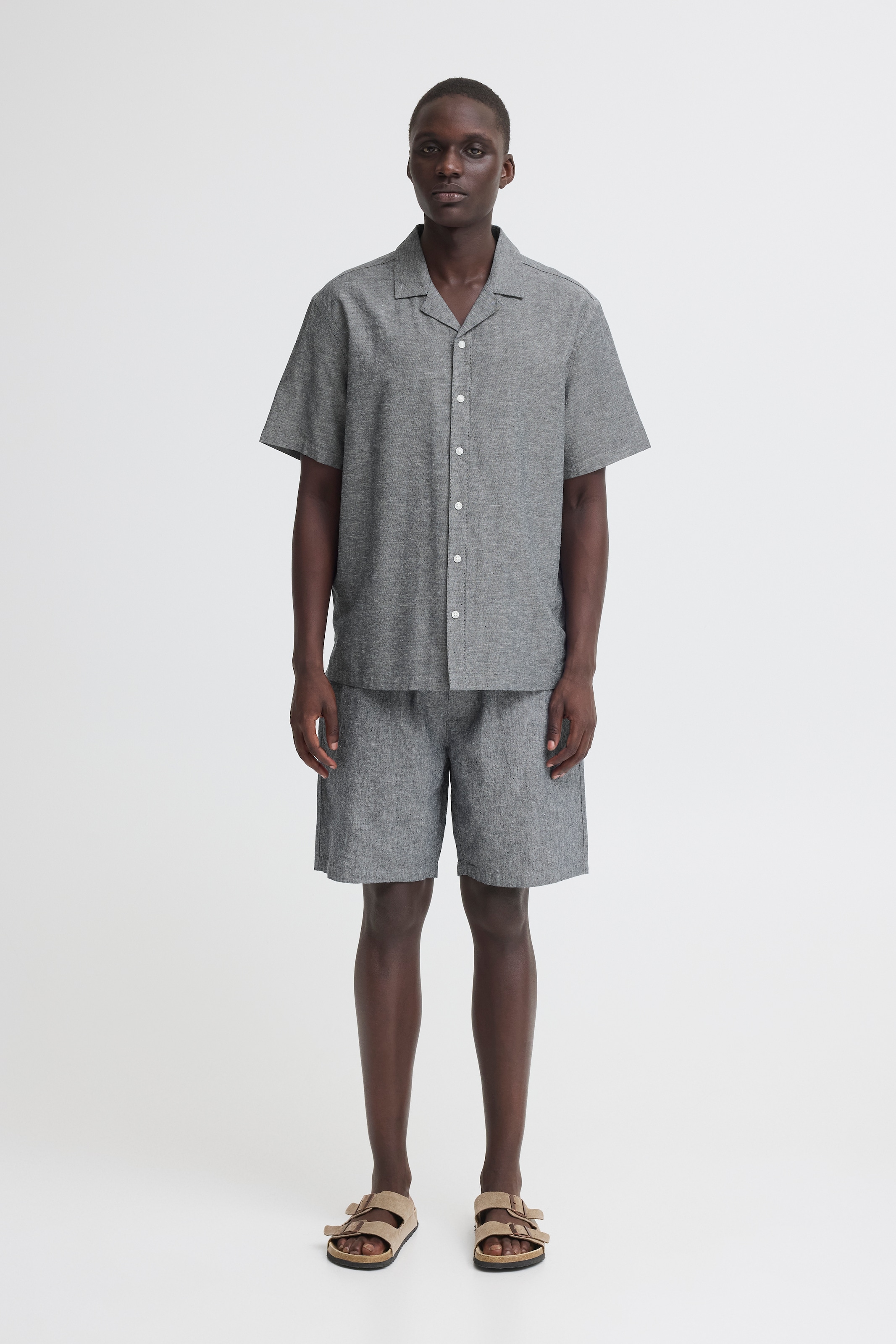 Blend Bermudas »BHABAN LIN SHORTS PP NOOS«  in sommerlicher Leinen-Optik